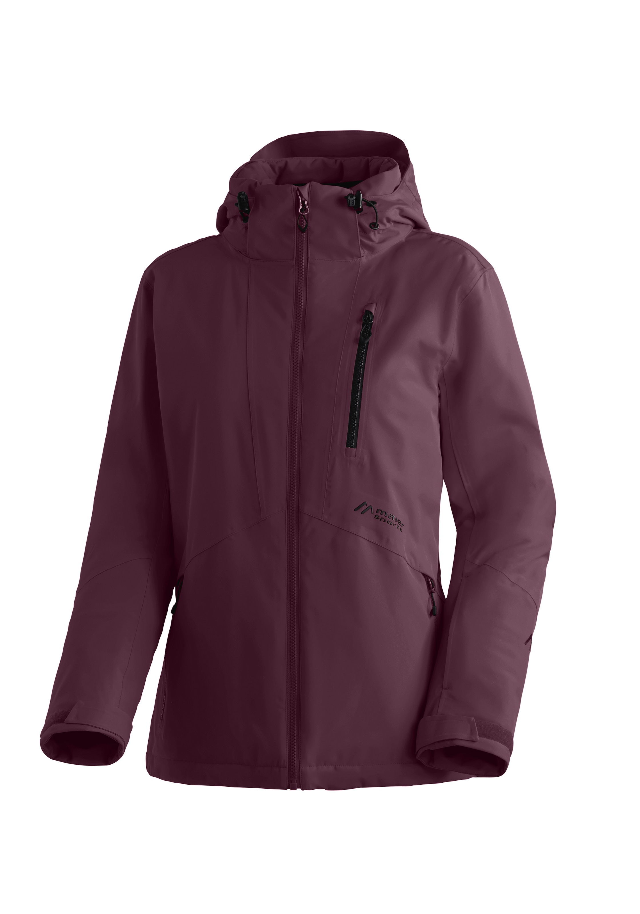 Maier Sports Skijacke »Straja« Damen Winterjacke, wind/wasserdicht, 3 RV-Taschen und Kapuze