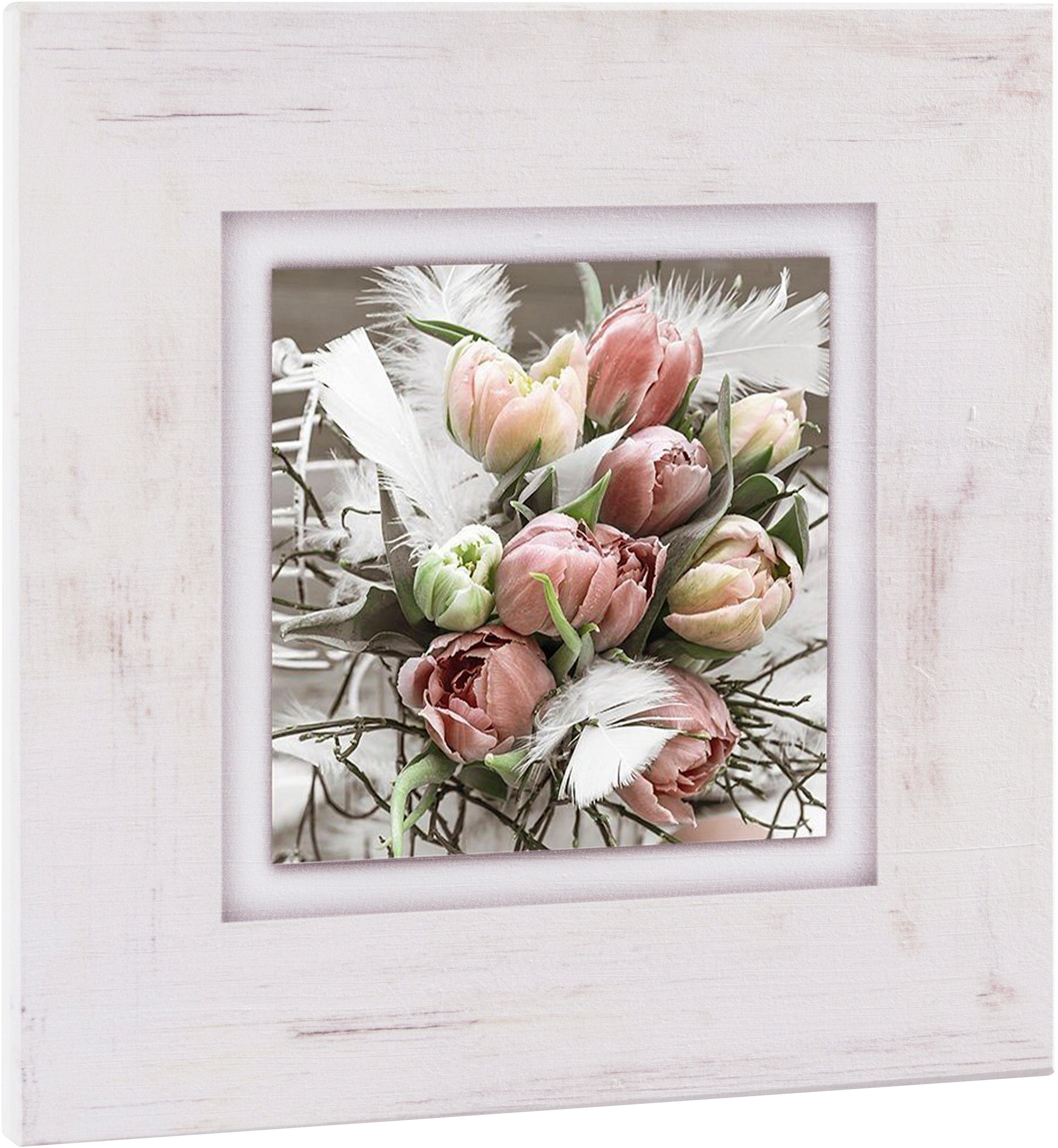 Image of Home affaire Holzbild »Tulpenstrauss«, 40/40 cm bei Ackermann Versand Schweiz