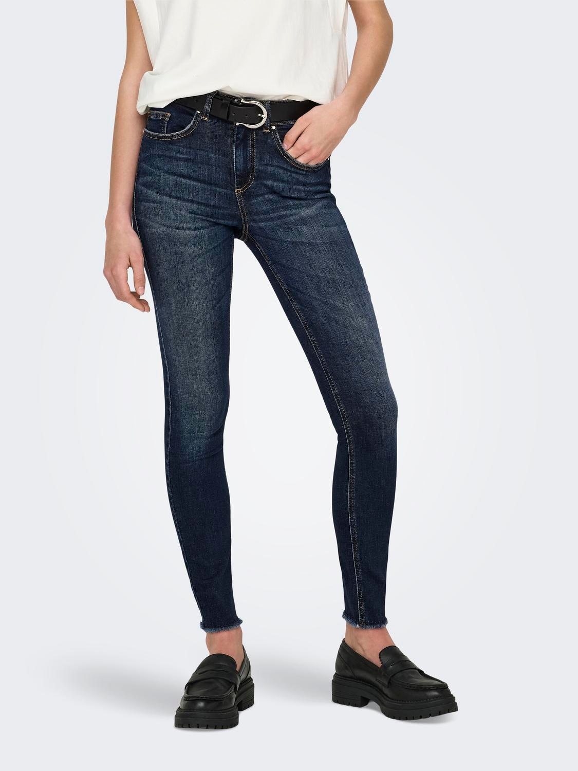 Skinny-fit-Jeans »ONLBLUSH MID SK ANKLE RW DNM DOT245 NOOS«