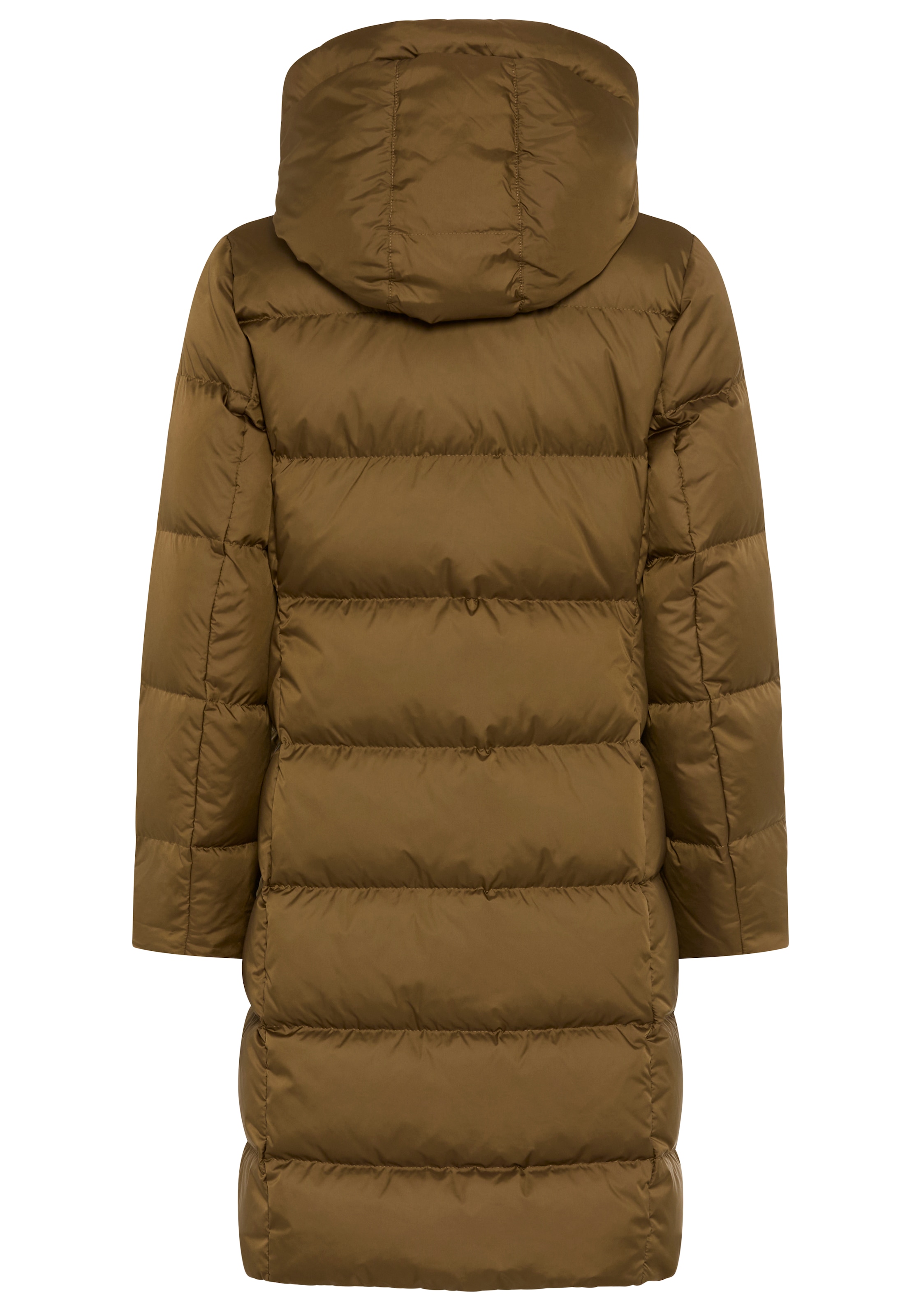 Marc O'Polo Manteau en duvet avec fermeture éclair double sens, grande capuche et bande de label