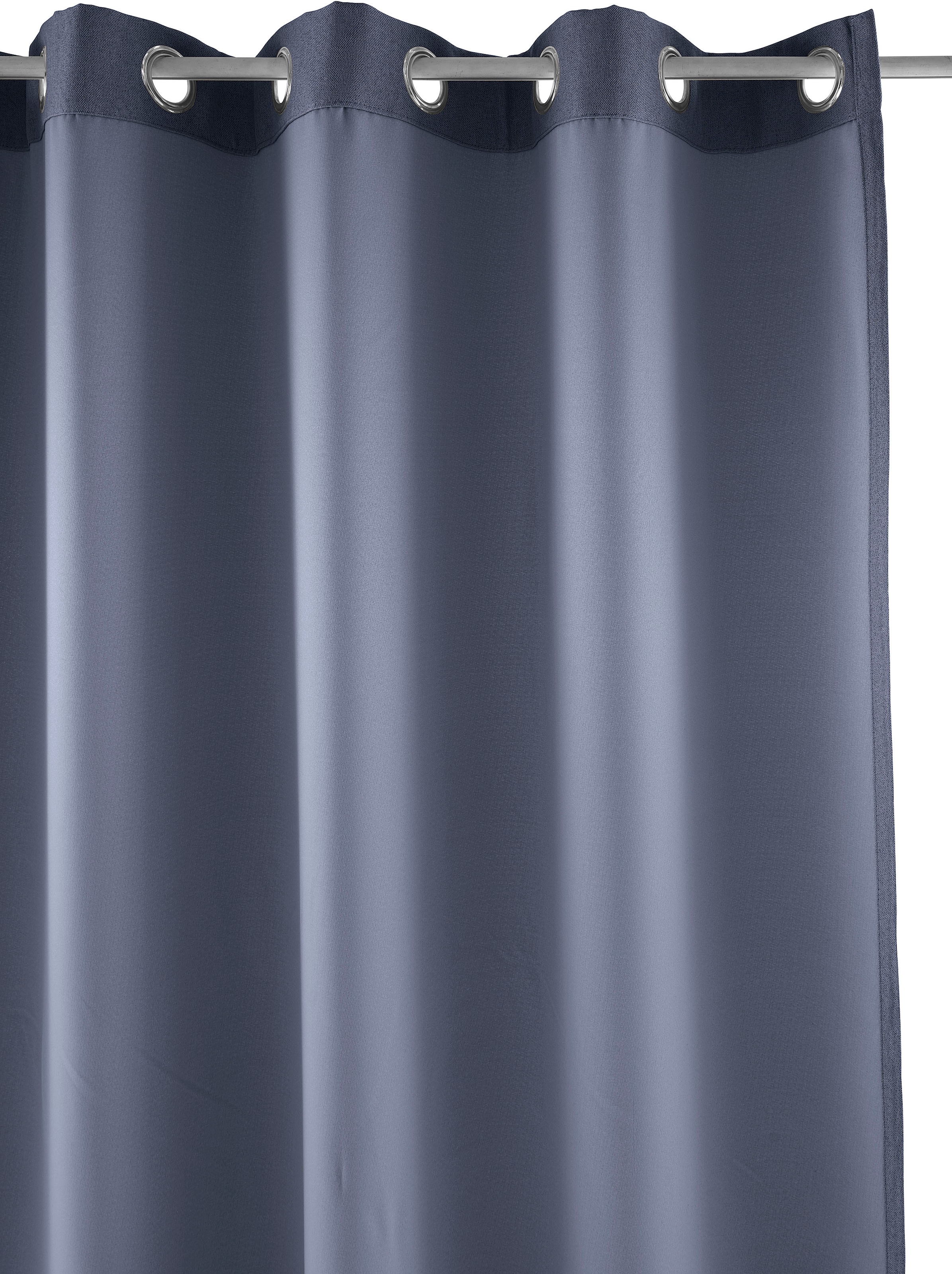 my home Vorhang »MAILAND« Ösen 1 Stk. tlg. blickdicht, verschiedene Farben, 140 x 235, Sicht- und Lichtschutz,