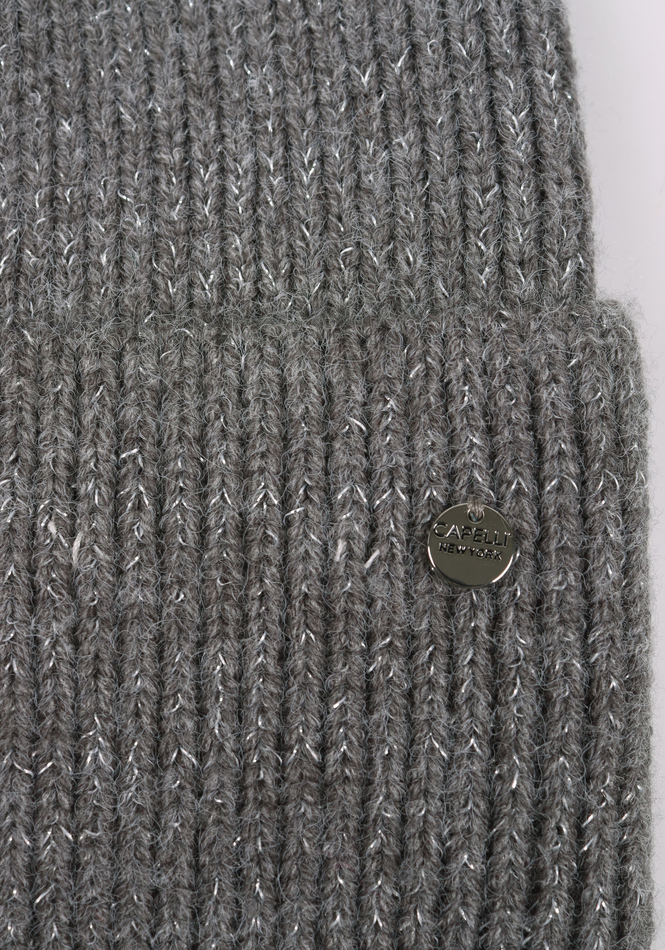 Capelli New York Bonnet bonnet tricoté avec fils pailletés discrets