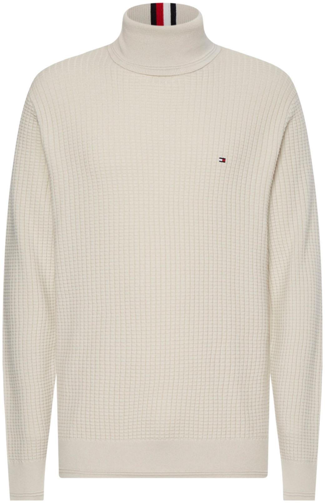 Image of Tommy Hilfiger Rollkragenpullover »GRID STRUCTURE ROLL NECK« bei Ackermann Versand Schweiz