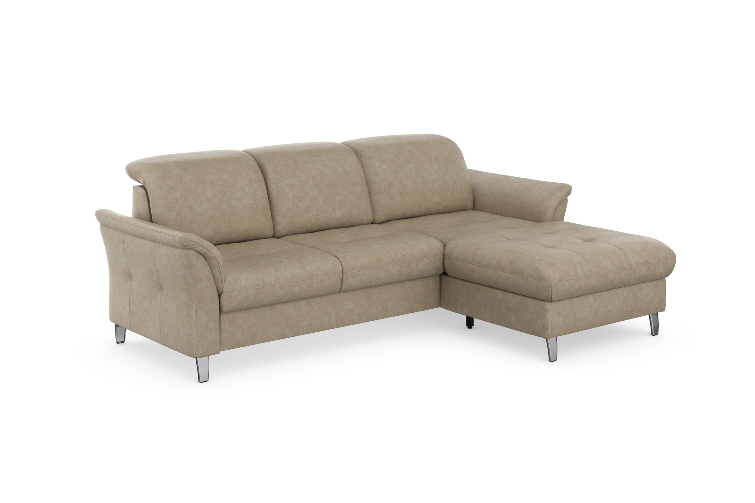 sit&more Ecksofa »Maggiore L-Form«, wahlweise mit Kopfteilverstellung, Bettfunktion und Bettkasten