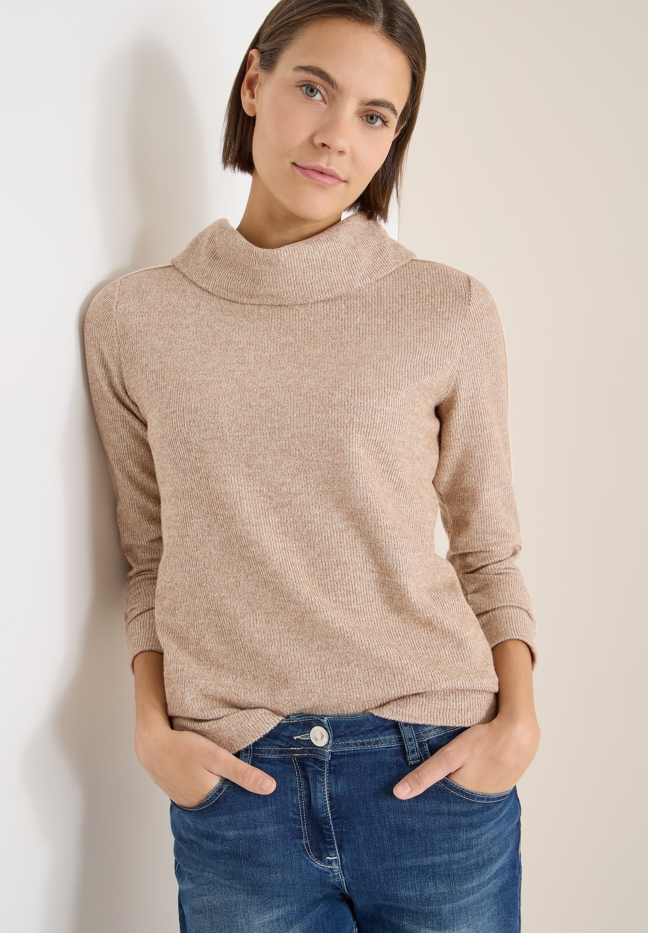 Image of Cecil Sweatshirt, mit Tape-Details an Ärmeln