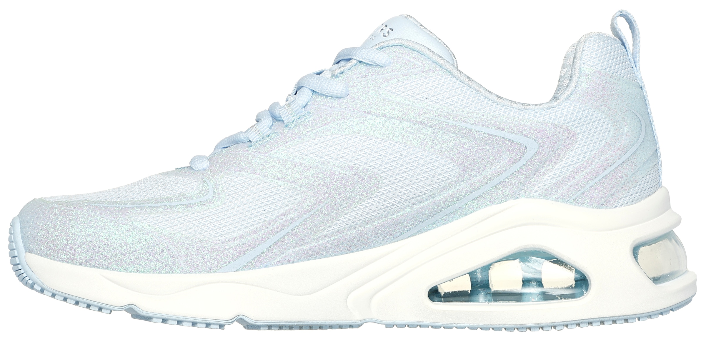 Skechers Keilsneaker »TRES-AIR UNO-GLIT-AIRY«, mit cooler Absatzgestaltung, Freizeitschuh, Halbschuh, Schnürschuh