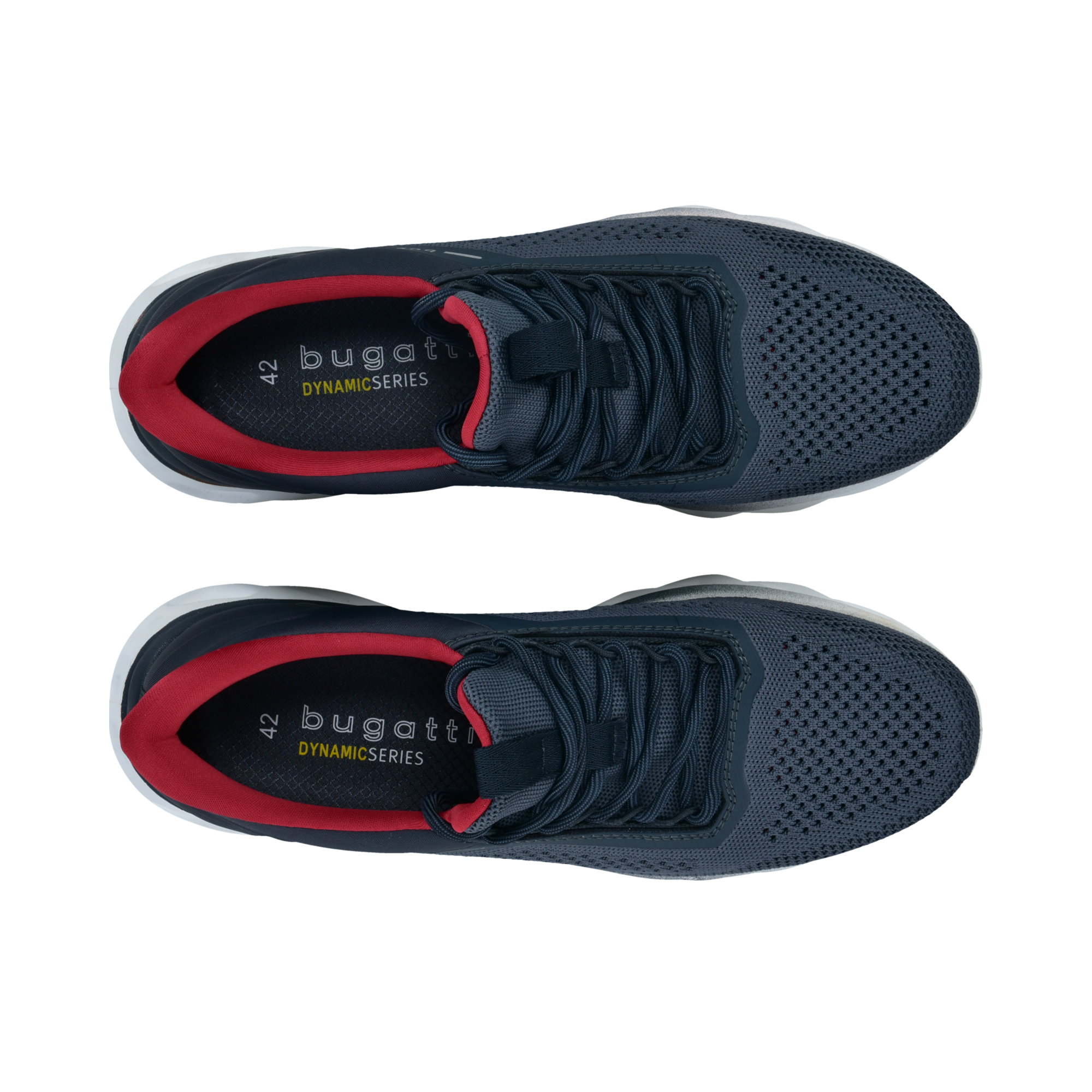 bugatti Baskets slip-on  Freizeitschuh, Schlupfschuh mit aufgesetzter Schnürung
