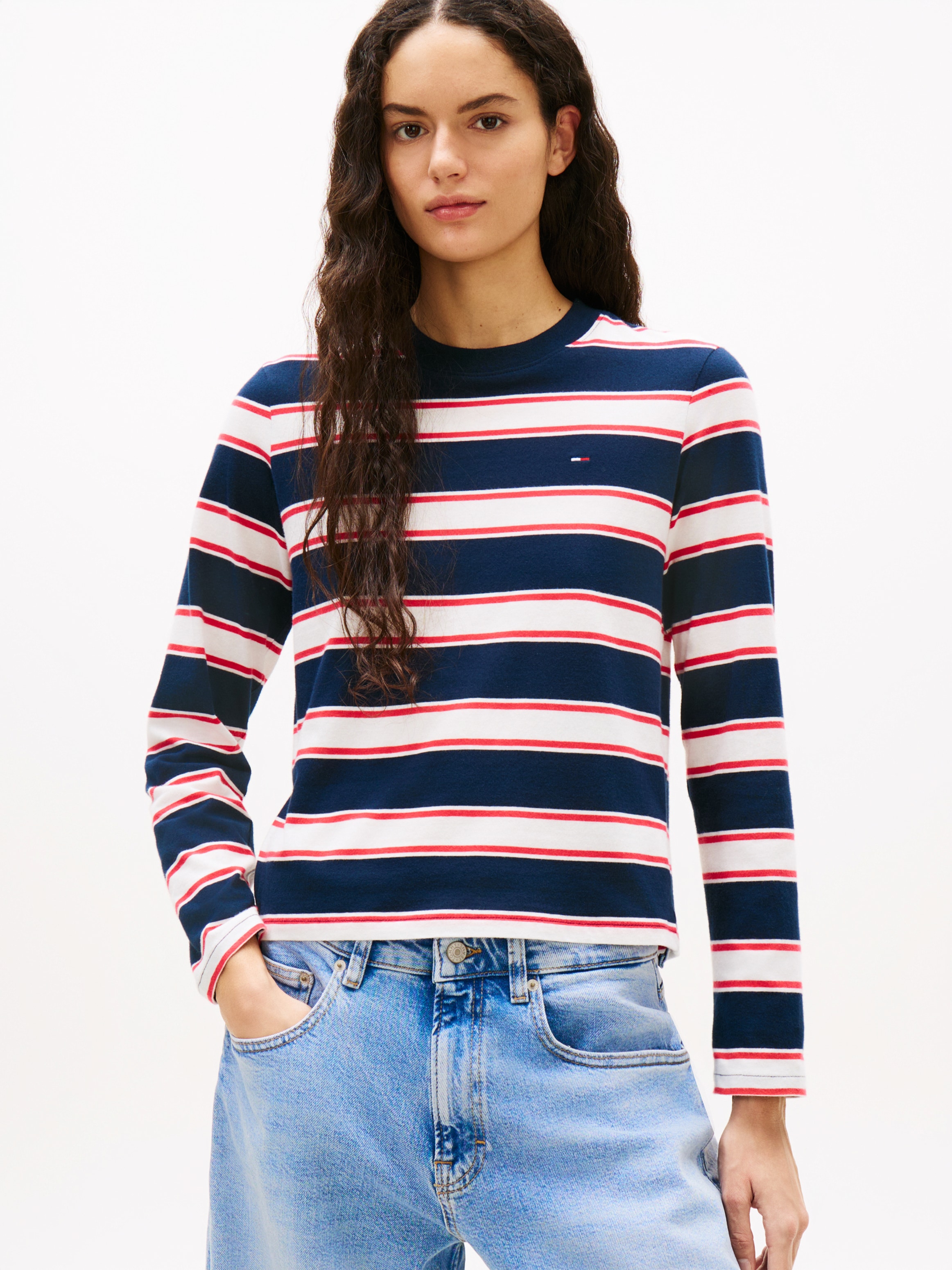 Tommy Jeans Loose-fit-Jeans »CHARLIE MR LOOSE WD«, mit Logostickerei
