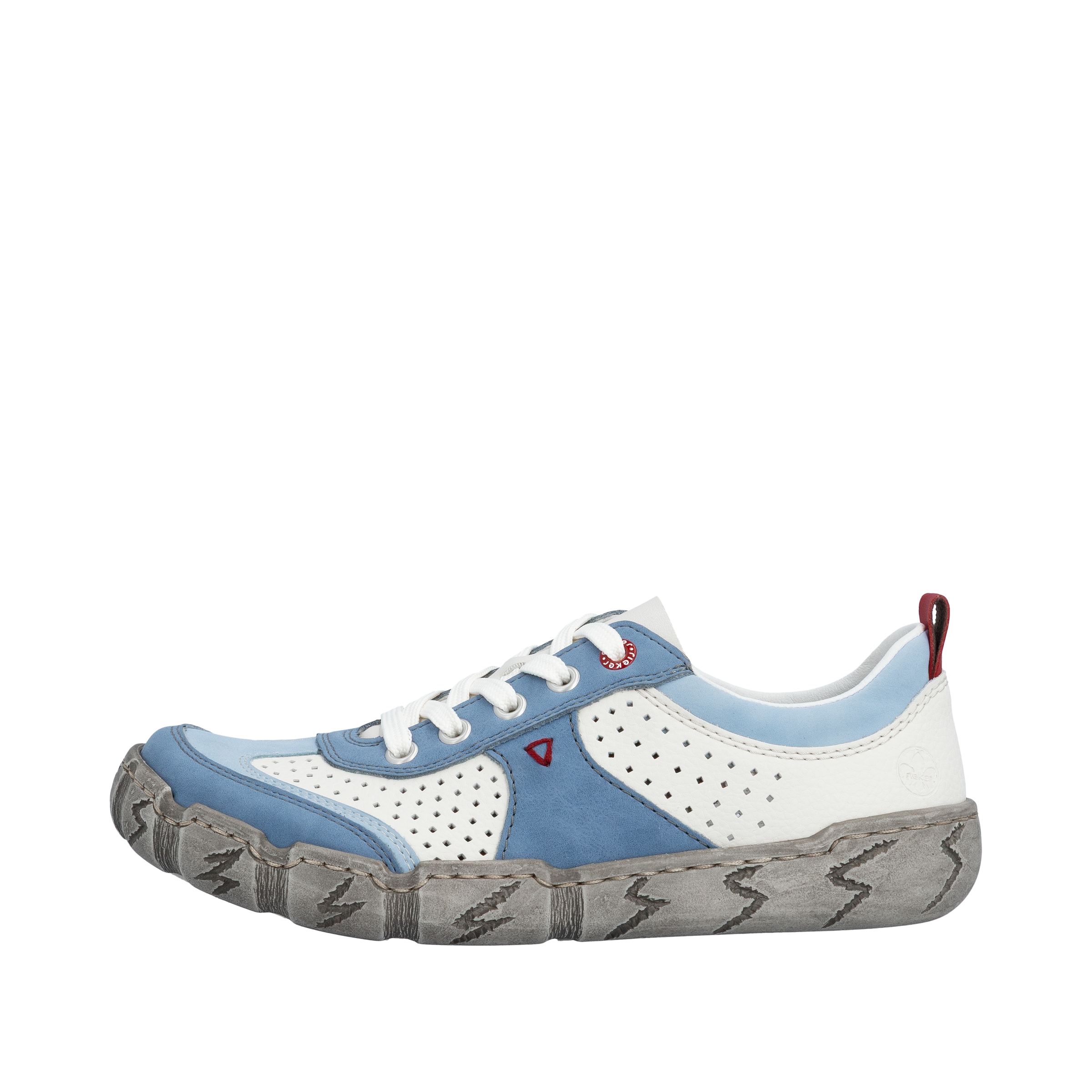 Rieker Sneakers  chaussure à lacets, chaussure basse, sneaker décontracté avec perforations