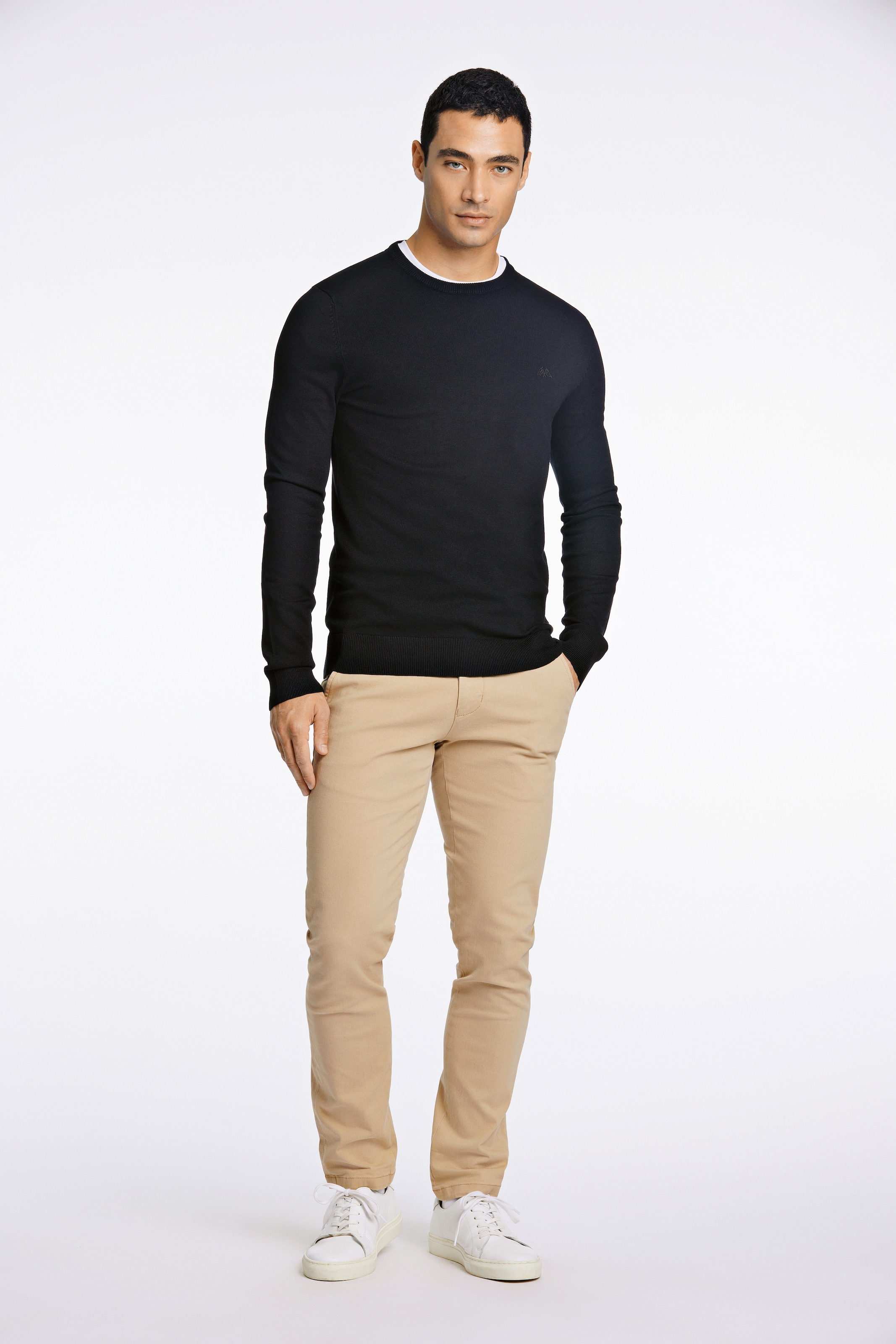 LINDBERGH Strickpullover mit Logo-Stickerei