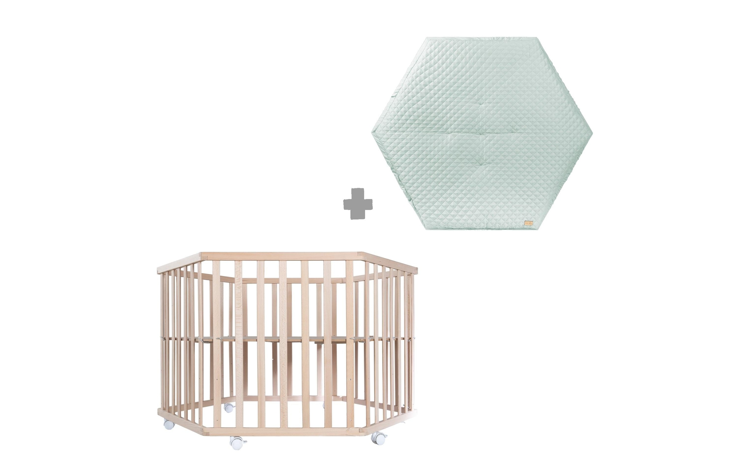 roba® Parc pour bébé »Style Frosty green«