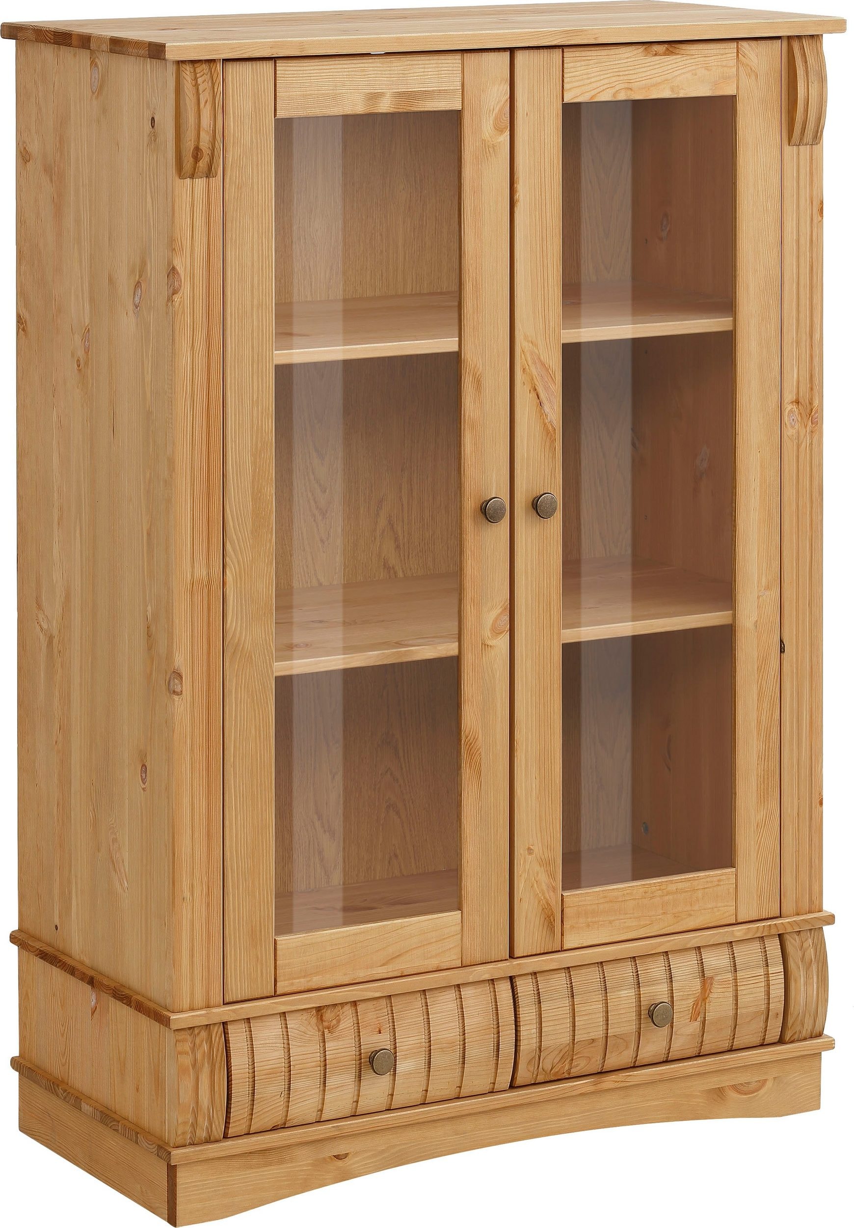 Home affaire Wohnwand »Teresa«, (Set, 3 St.), bestehend aus 1 Vitrine klein, 1 Vitrine gross, 1 Lowboard