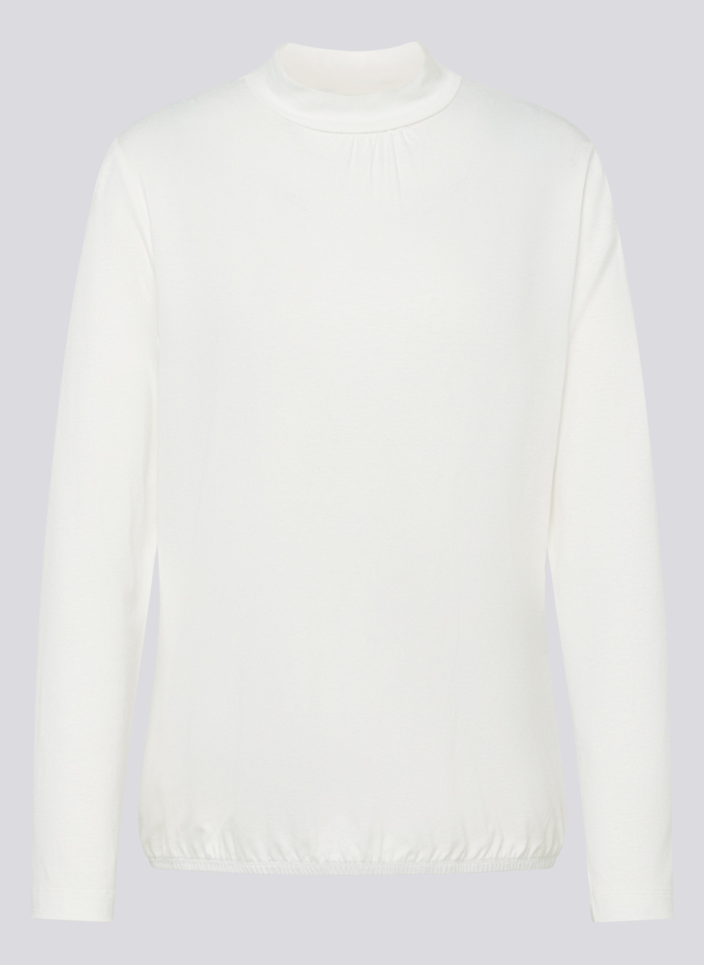 Rabe Langarmshirt mit Stehkragen und aus Viskose