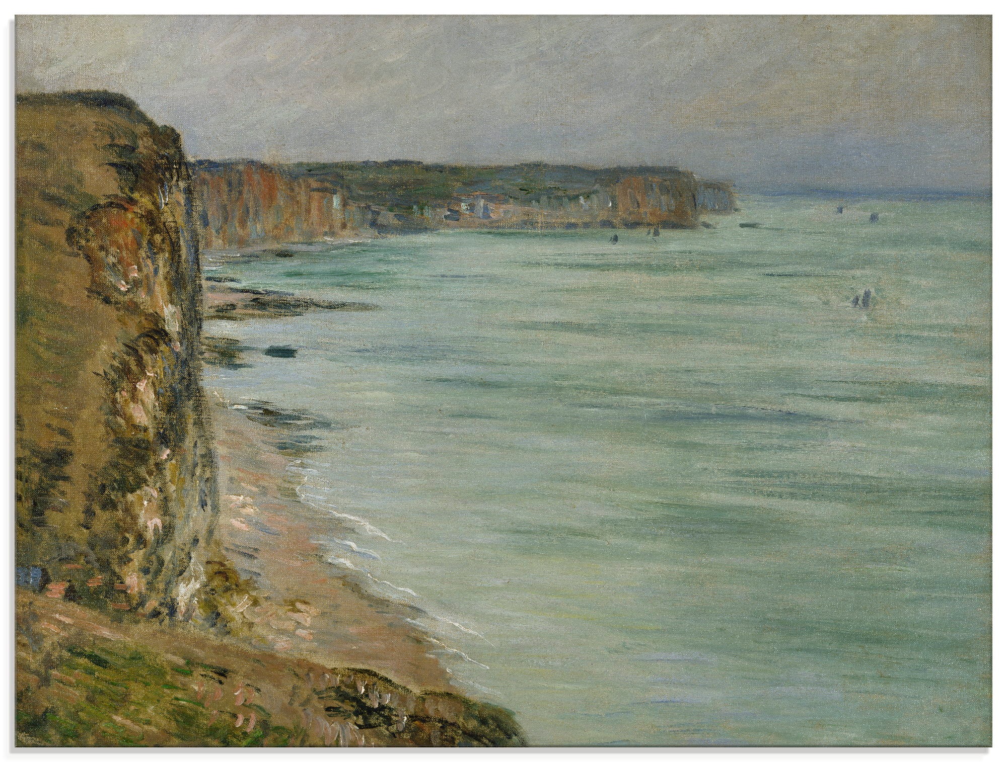 Image of Artland Glasbild »Küste bei Fécamp (Temps calme). 1881.«, Küste, (1 St.) bei Ackermann Versand Schweiz