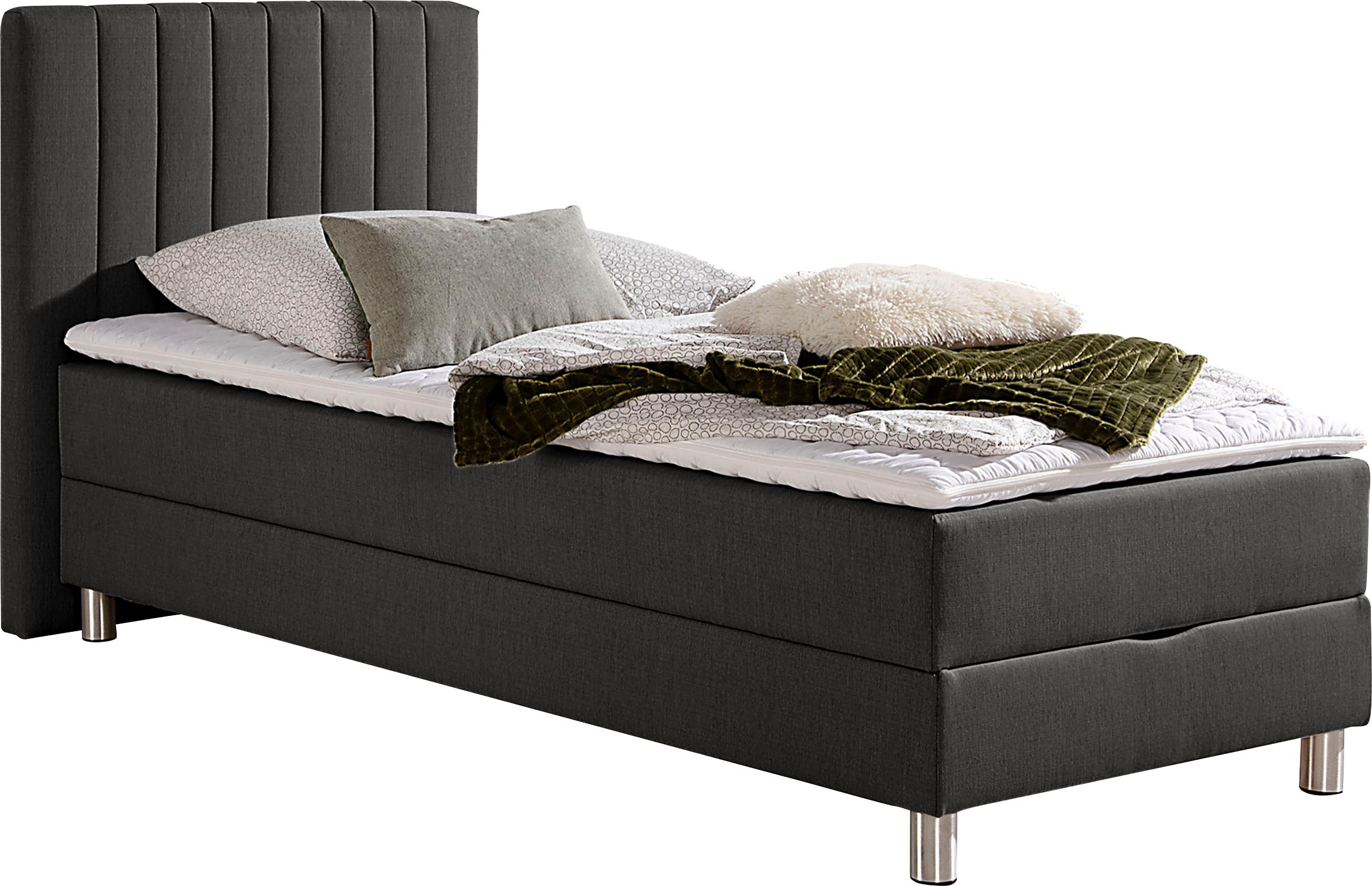 Maintal Boxbett, mit Bettkasten und Kaltschaum-Topper