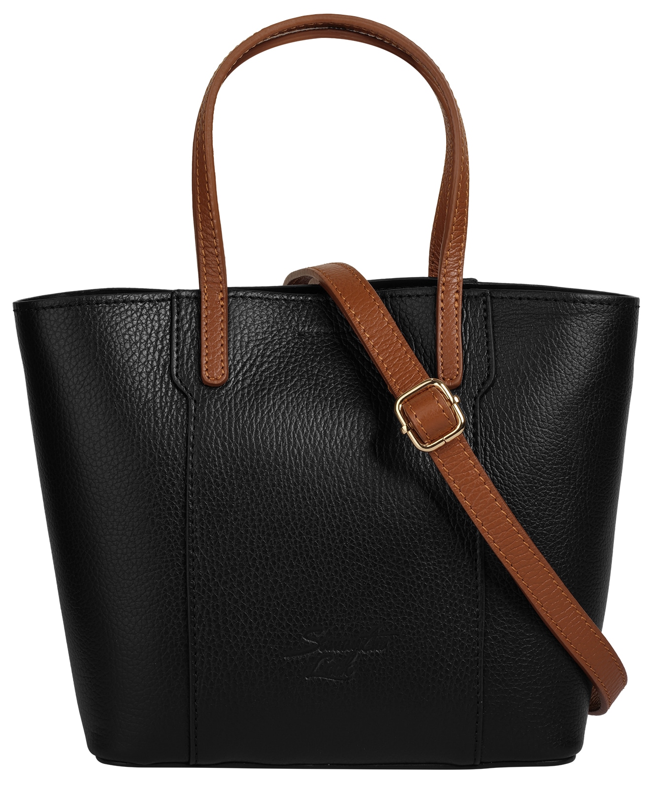 Samantha Look Sac à bandoulière cuir véritable, fabriqué en Italie