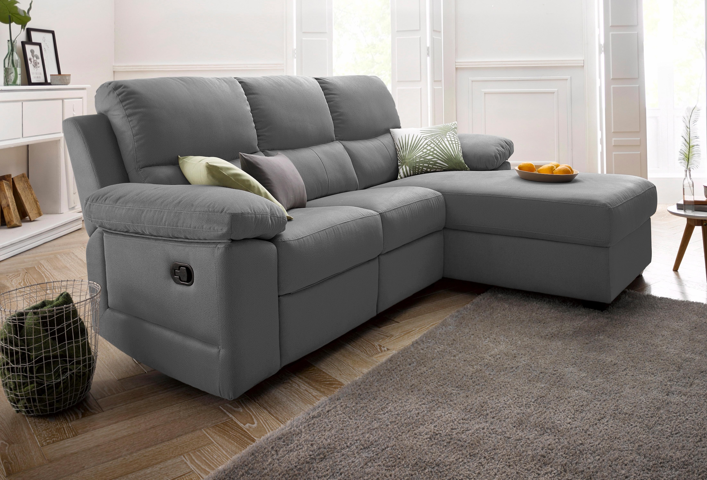 ATLANTIC home collection »Conrad«, Bettkasten mit mit Ecksofa Relaxfunktion kaufen Federkern, und