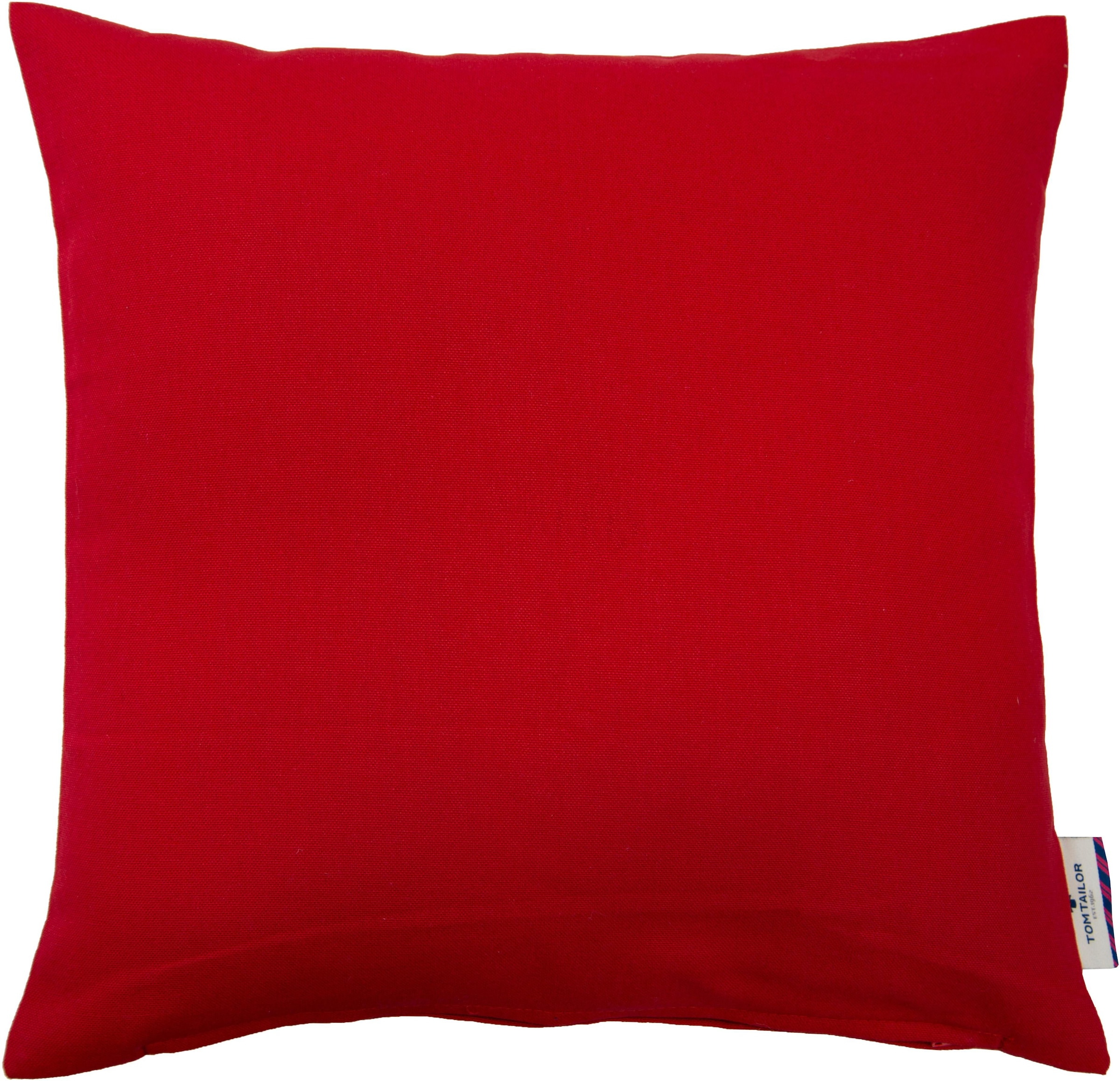 TOM TAILOR HOME Dekokissen »Dove« unifarben, Kissenhüllen ohne Füllung, 2er Pack