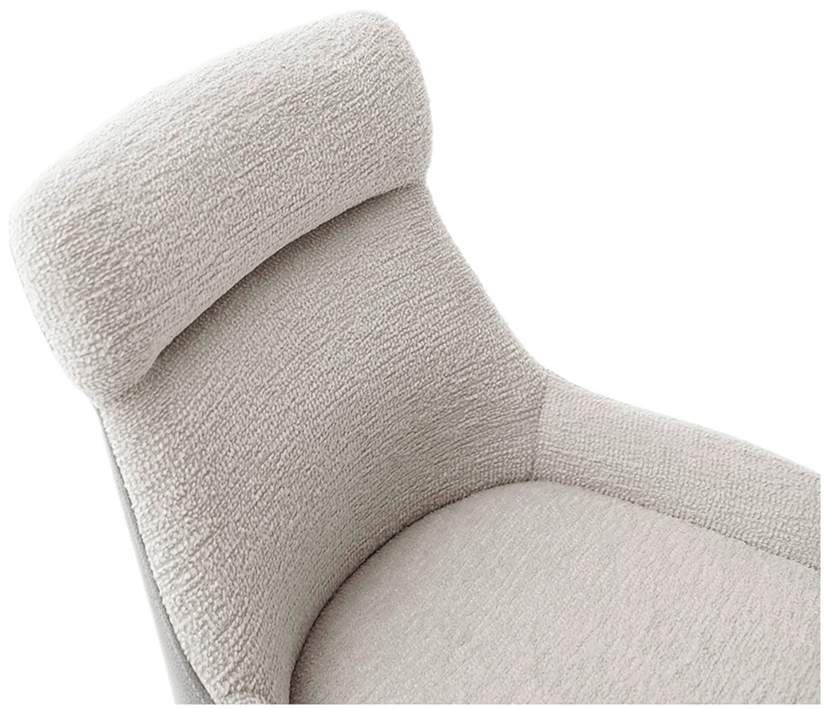 MCA furniture Esszimmerstuhl, Feingewebe, (2er-Set), drehbar 360°, Dreh- & Schwingfunktion, Sitzhöhe ca. 50 cm