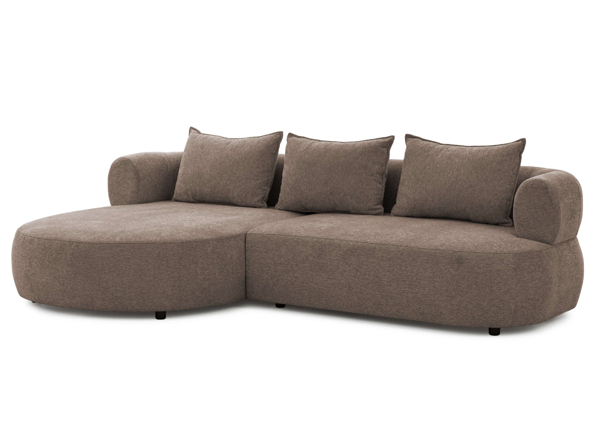 Home affaire Ecksofa »LUSSAC L-Form Design-Sofa mit Zierkissen, Masse B/T/H: 257/159/78 cm« hoher Sitzkomfort und modernes Design, Sofa ohne Bettfunktion