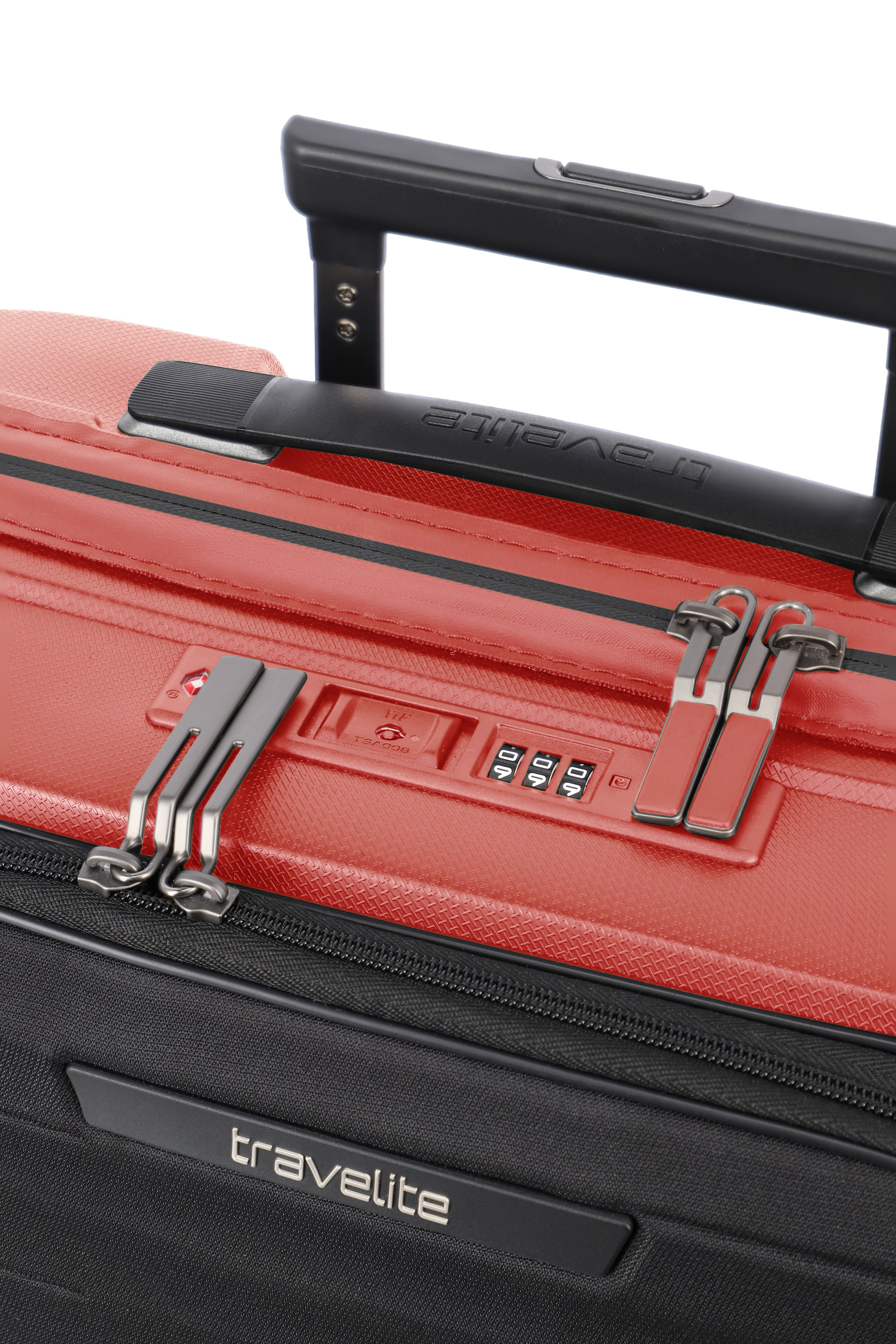travelite Trolley »MOOBY Koffer Hartschale« 44 litre 4 Rollen avec serrure TSA et surface résistante aux rayures – léger et robuste