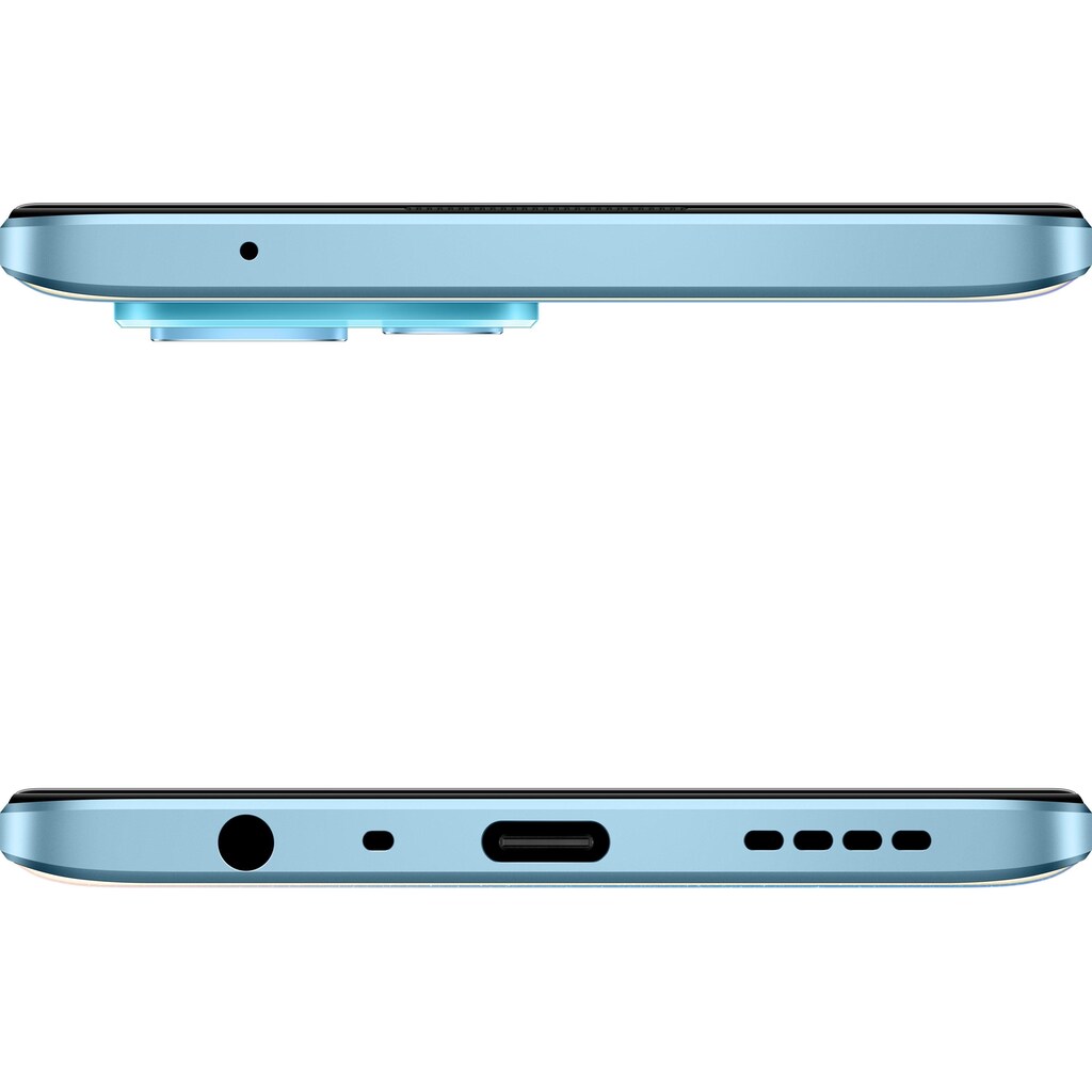 Realme Smartphone »Pro+ 256 GB Sunrise Blue«, Sunrise Blue, 16,19 cm/6,4 Zoll, 256 GB Speicherplatz, 50 MP Kamera