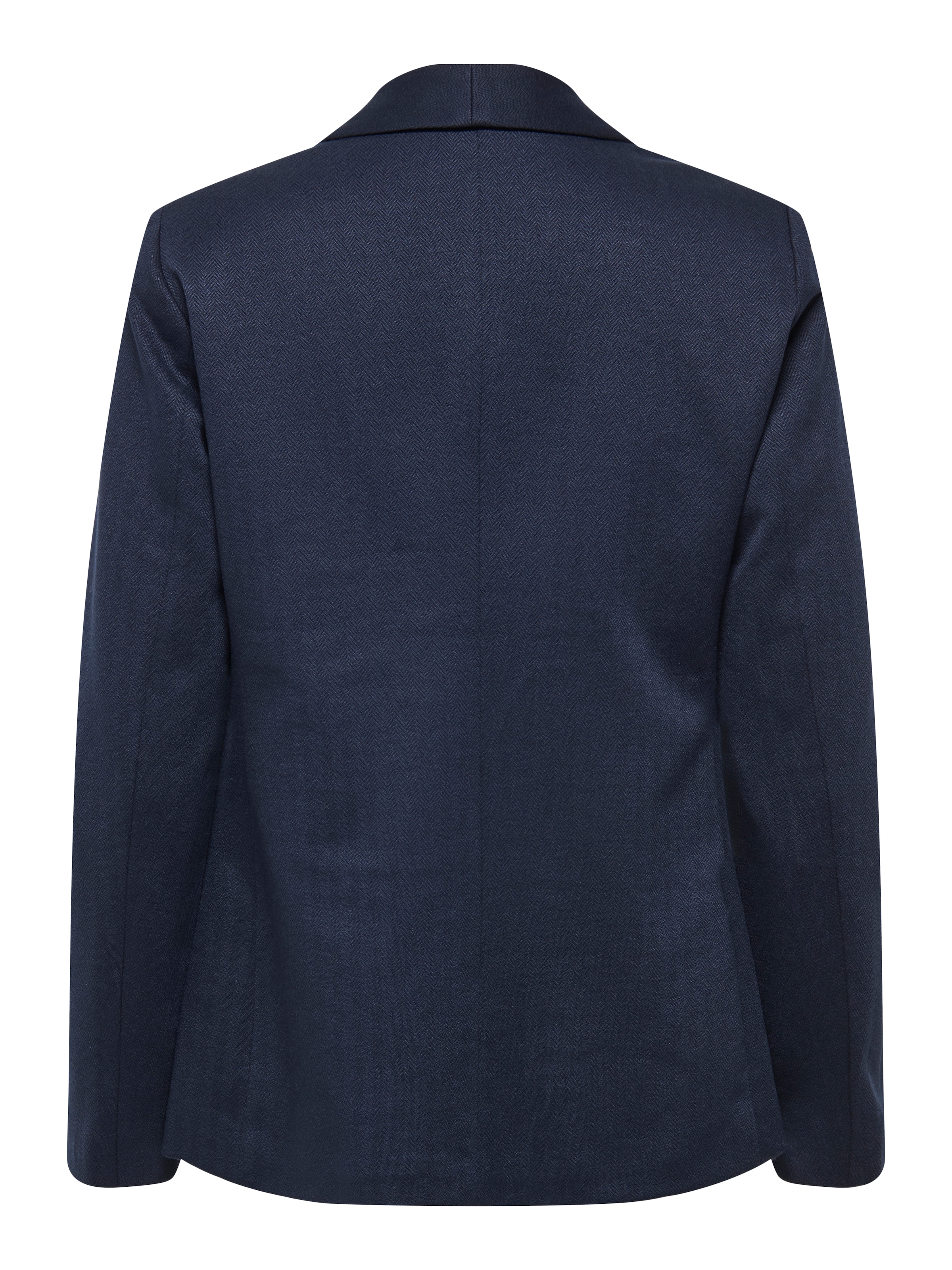 ONLY Blazer long »ONLESKA-ADDY LIFE L/S HB BLAZER CC TLR« mit Reverskragen, verschlusslose Form, Fischgratmuster