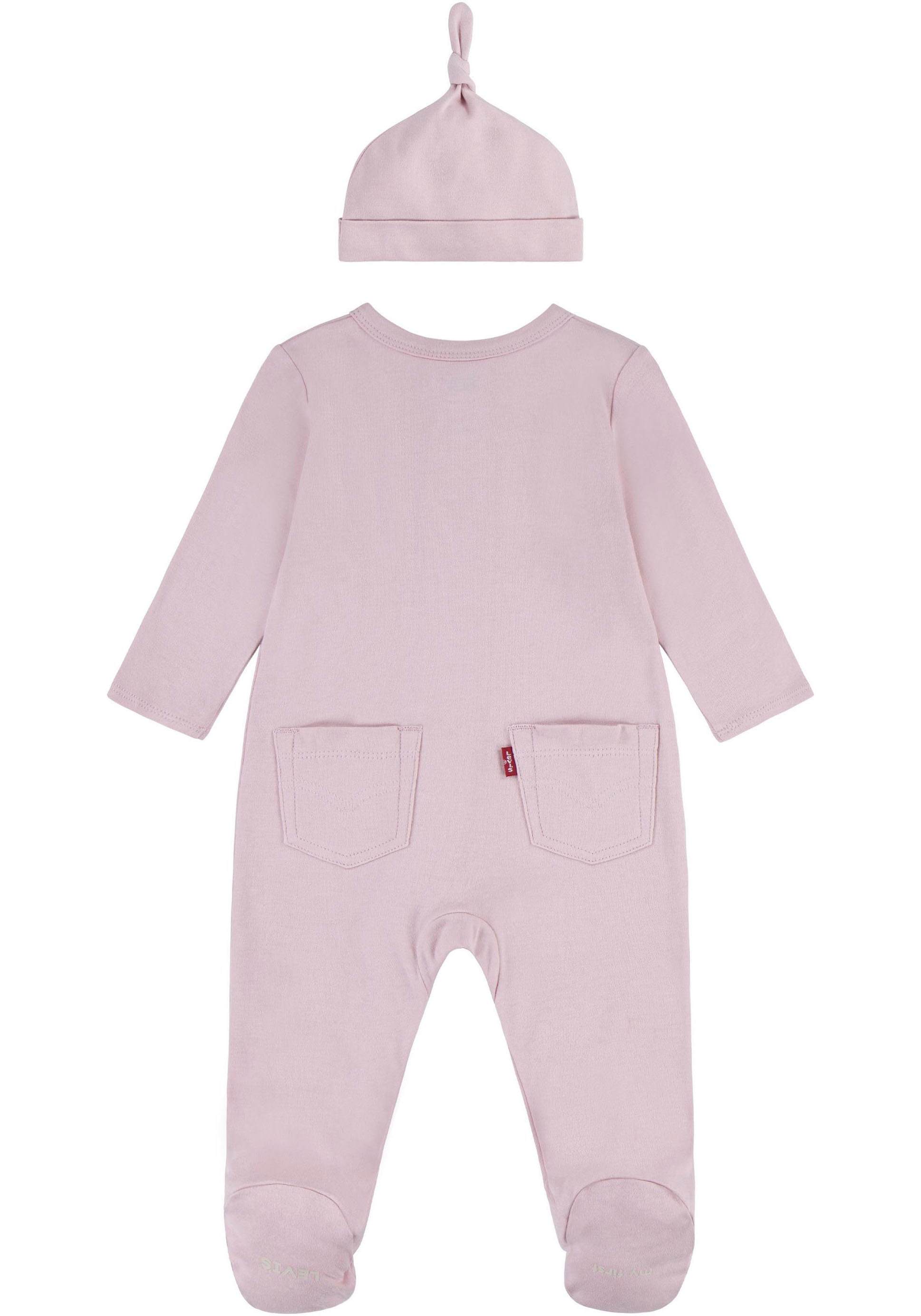 Levi's® Kids Neugeborenen-Geschenkset »LVN FOOTED COVERALL & HAT SET«, UNISEX