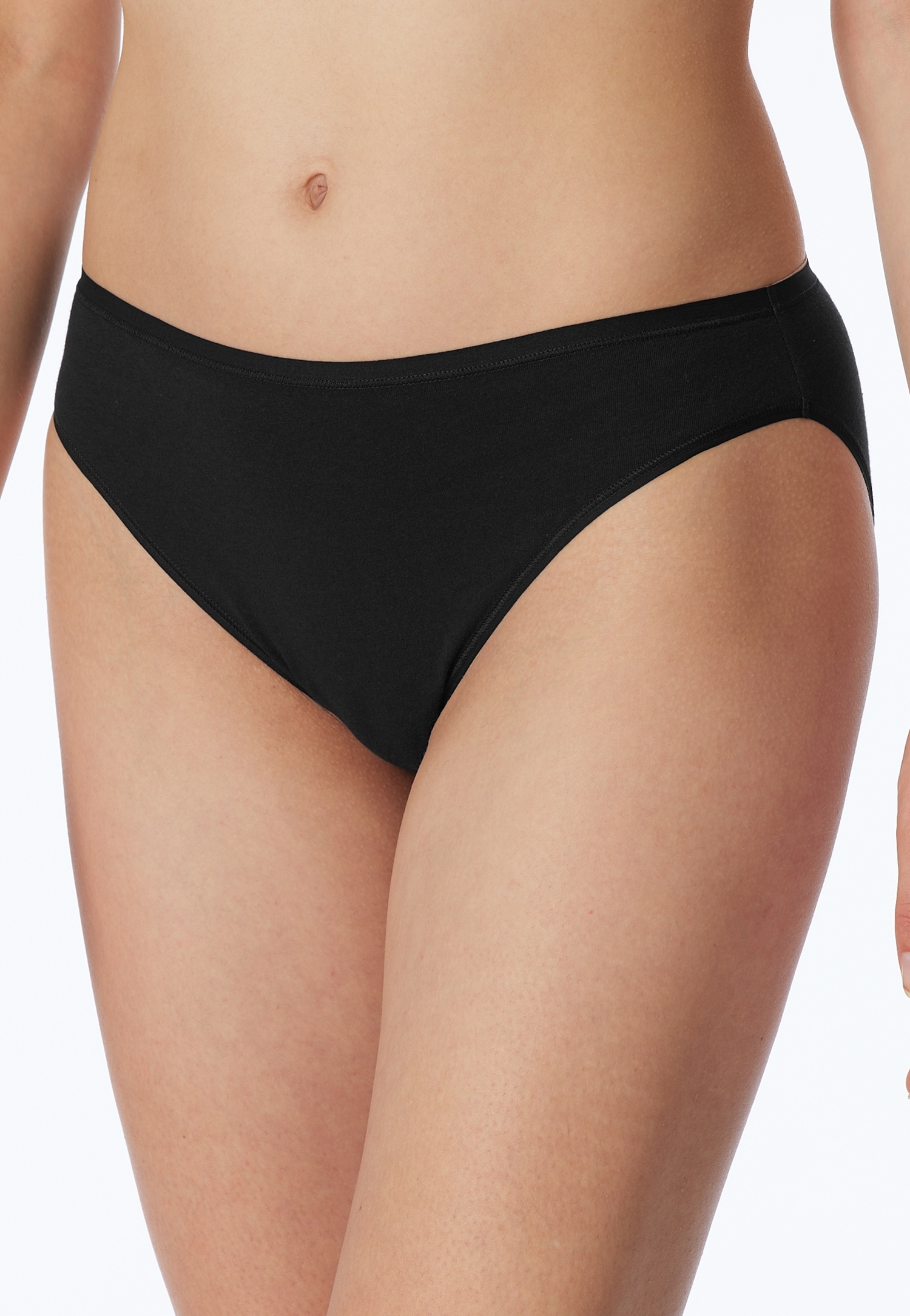 Schiesser Minislip »95/5«, (2er Pack), mit flachen Nähten, Baumwollmischung, Single Jersey, weich