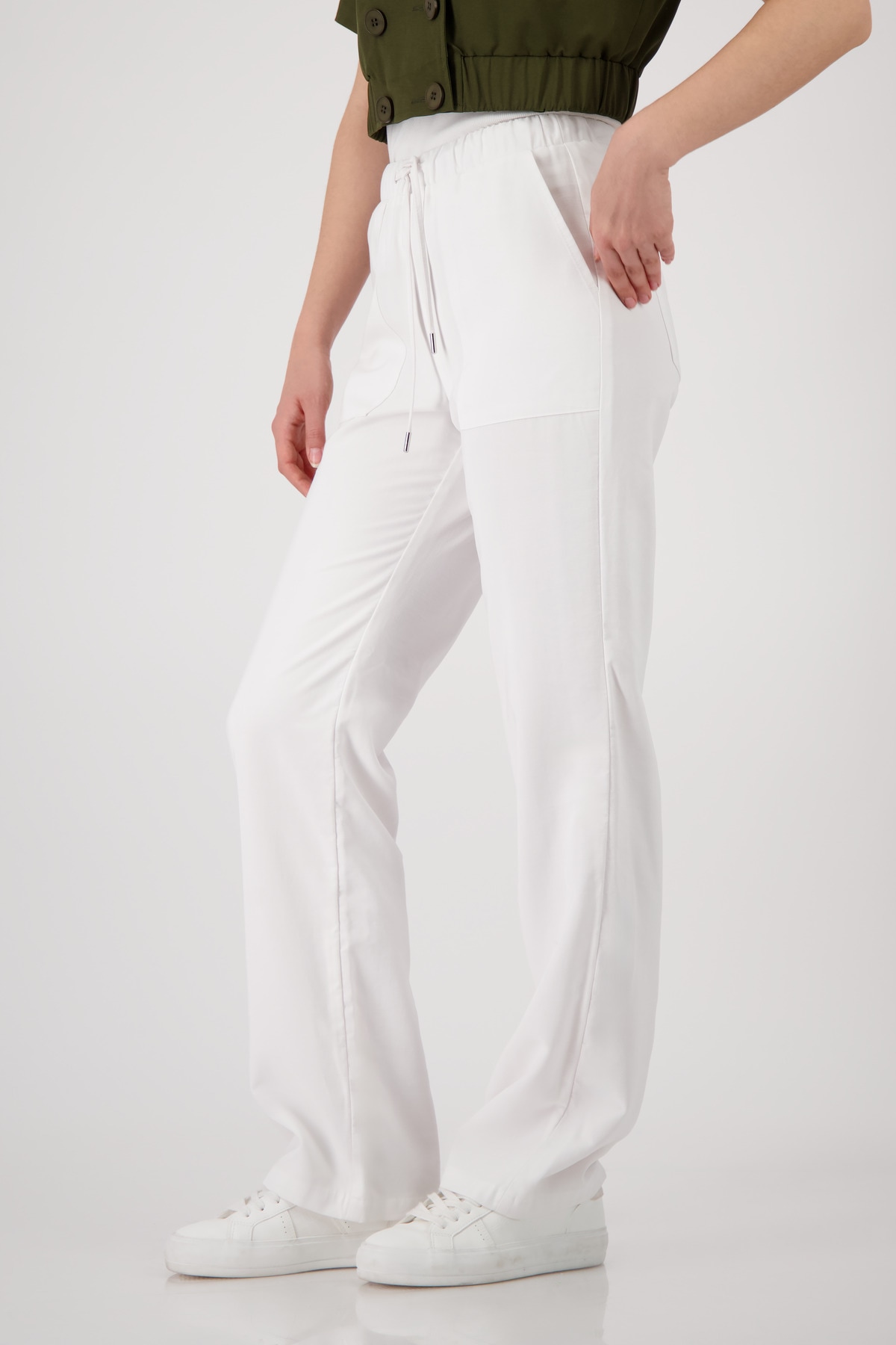 Monari Pantalon à enfiler »Hose Schlupf«  Regular fit mit Taschen