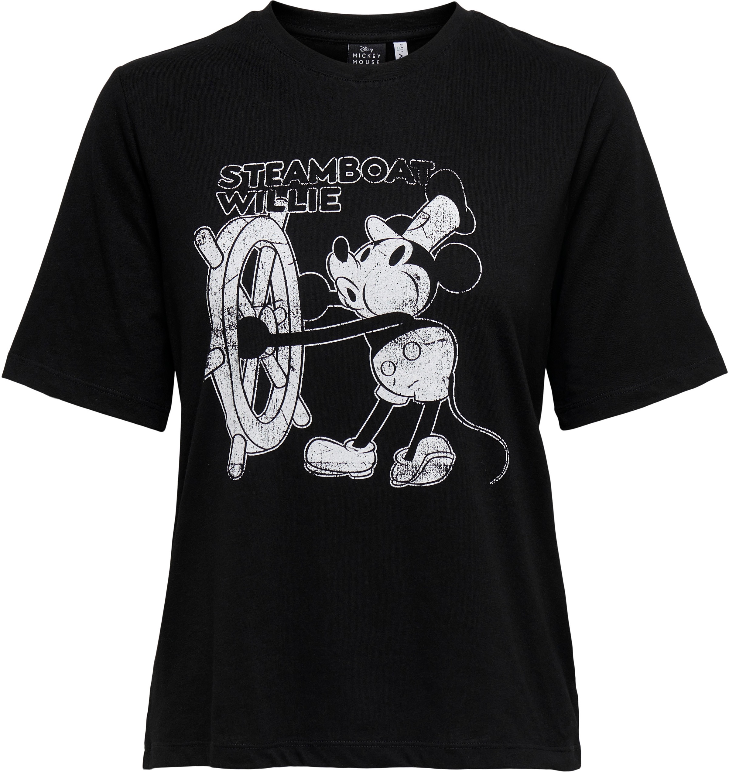 Image of Only T-Shirt »ONLMICKEY STEAMBOAT BOXY«, mit Mickey Maus Druck bei Ackermann Versand Schweiz