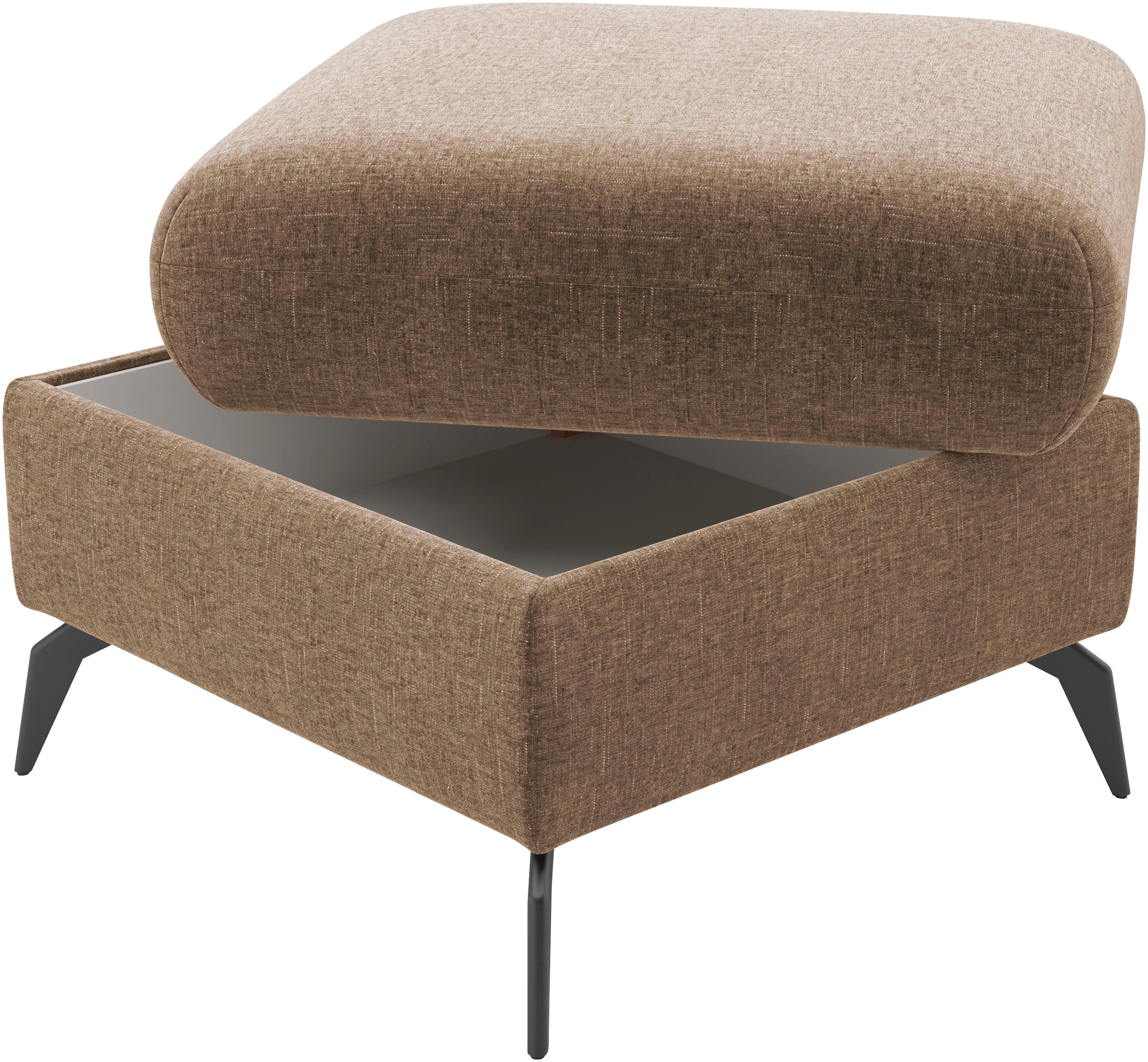 Home affaire Polsterhocker »Rochelle«, (1 St.), moderne 15 cm Metallfüsse