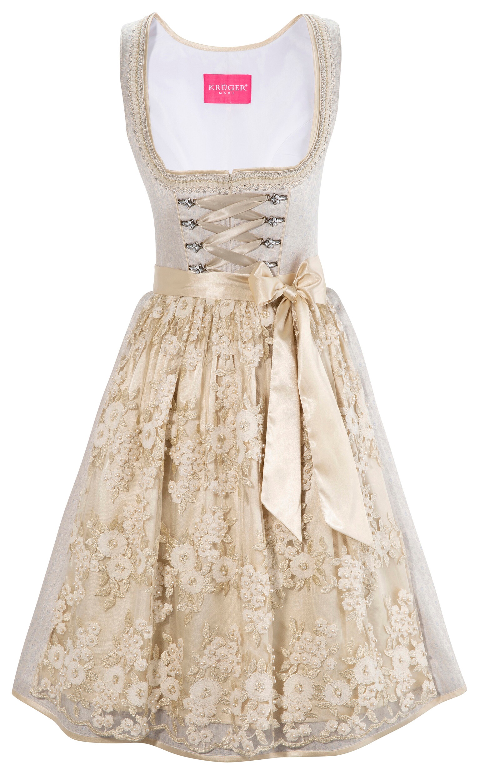 Image of Krüger Madl Dirndl, (2 tlg.), Damen, midi mit bestickter Perlenschürze bei Ackermann Versand Schweiz