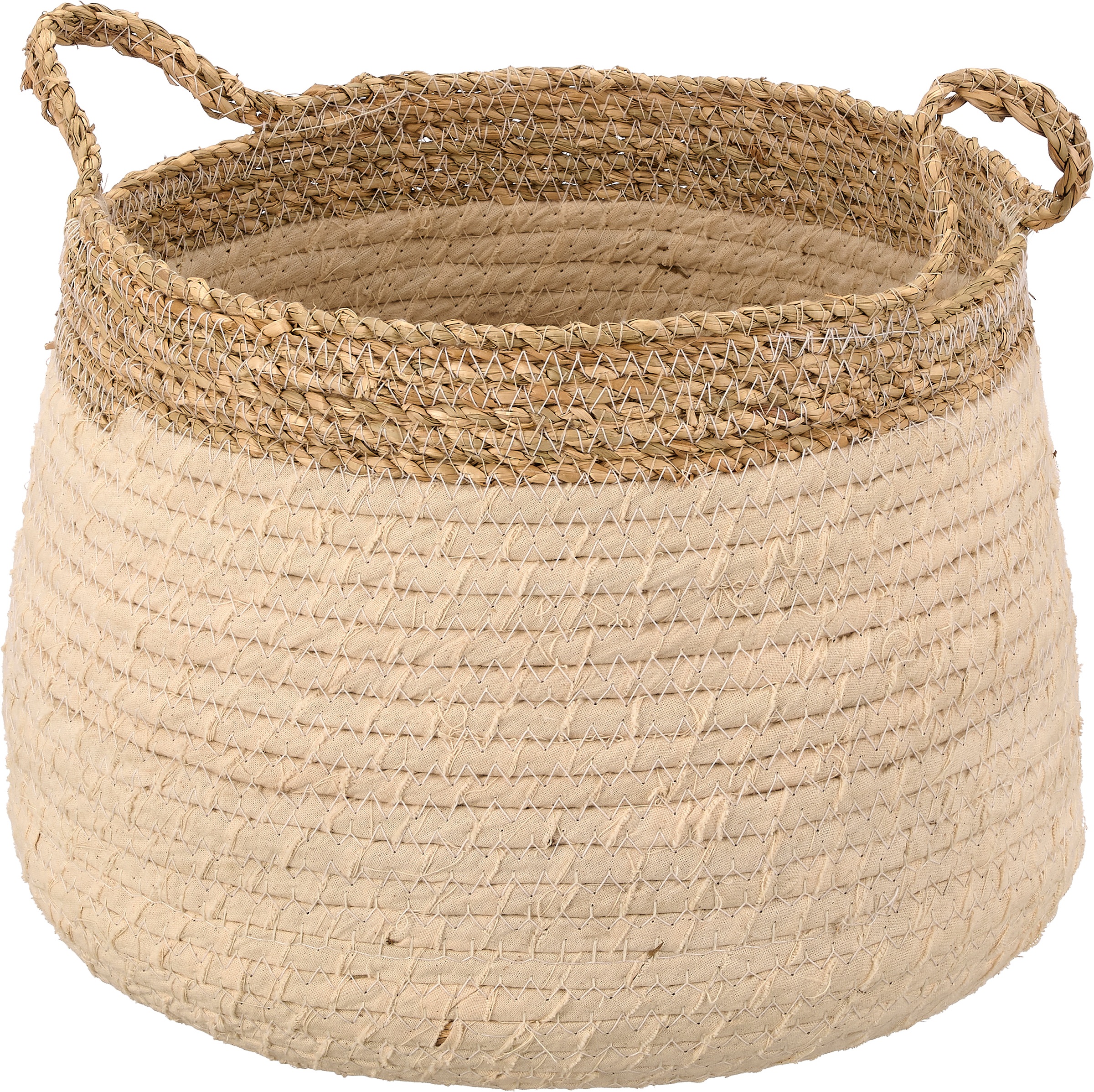 Creativ home Panier décoratif »Korb« avec belle finition de bord et poignées