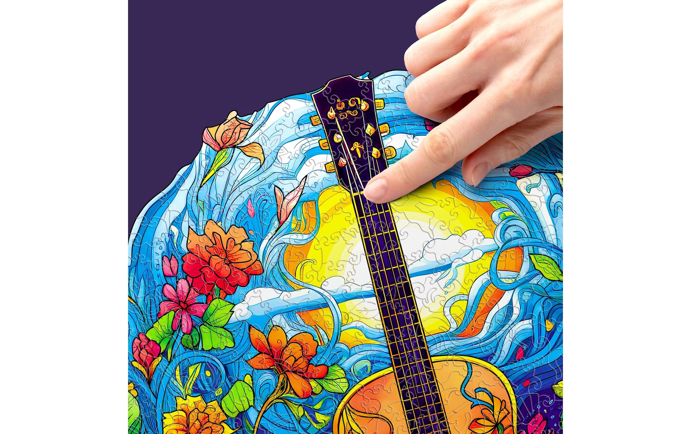   Puzzle »Escape Welt Gitarre«