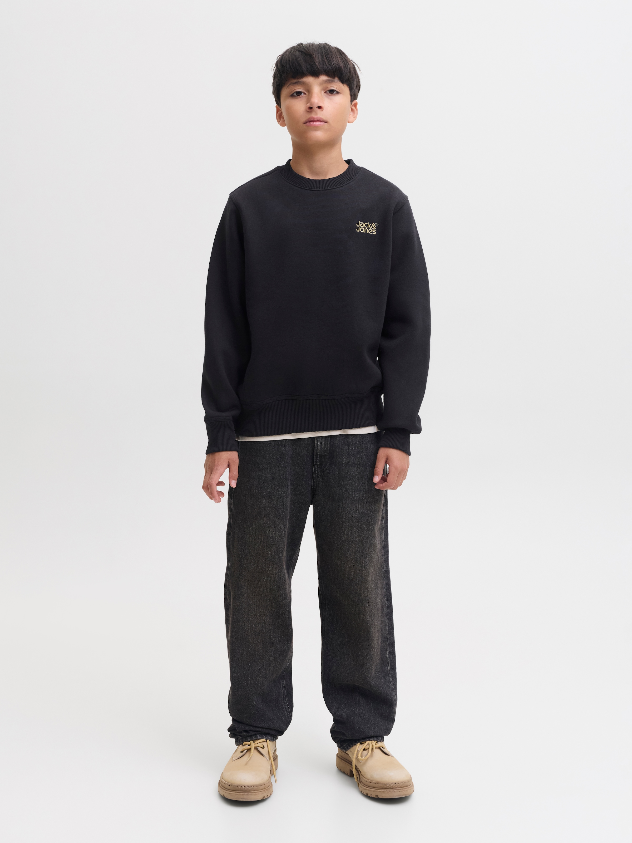 Jack & Jones Junior Sweatshirt »JJECOLTON SWEAT CREW NECK SN JNR«, Baumwollmischung, loose fit
