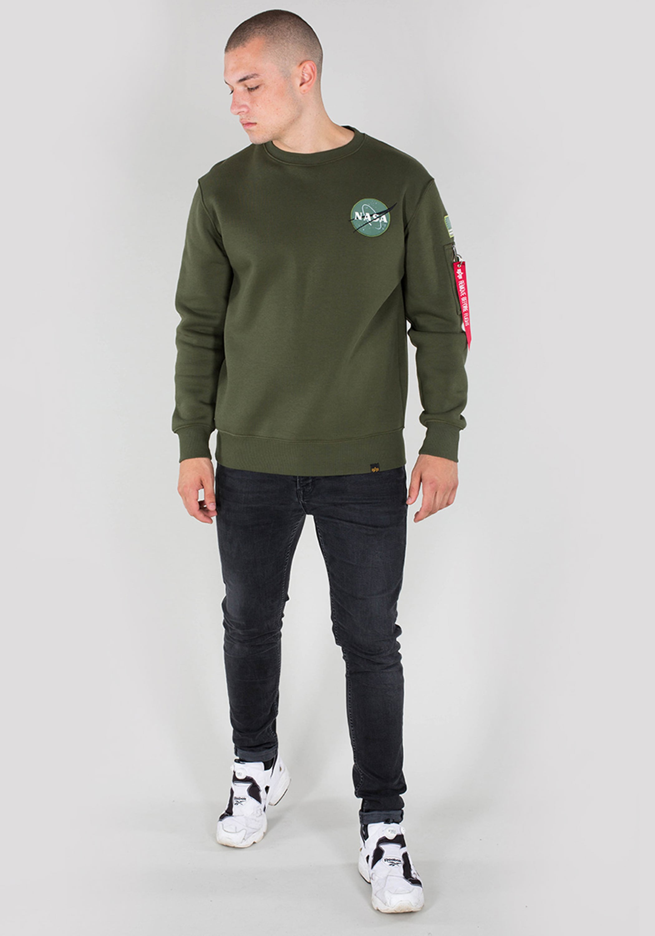 Alpha Industries Sweater »Alpha Industries Men - Sweatshirts Space Shuttle Sweater«