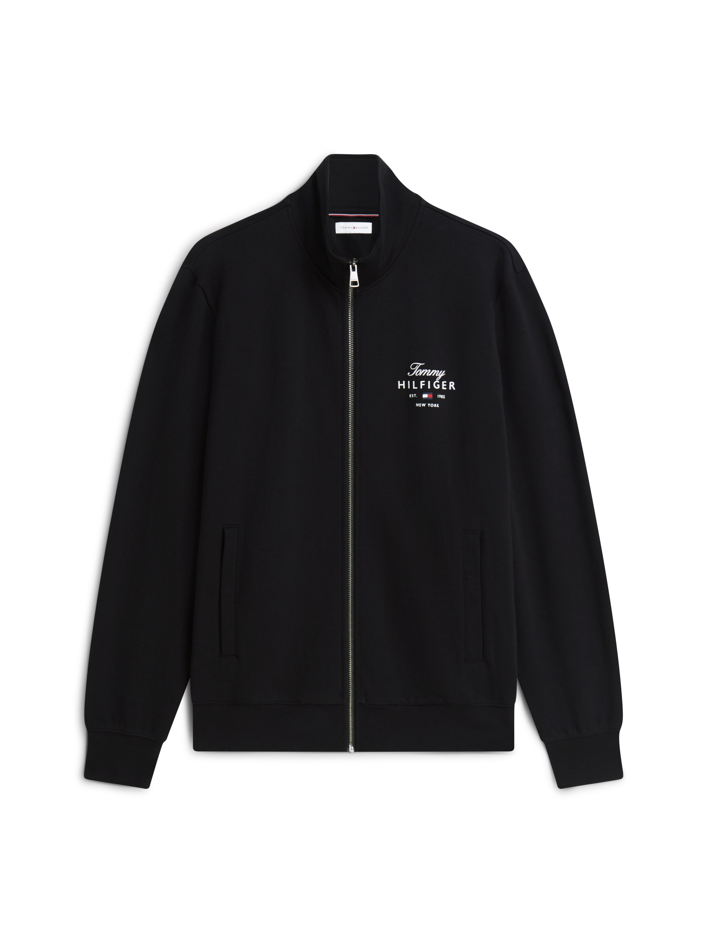 Tommy Hilfiger Veste sweat »SCRIPT STACK FZ STAND COLLAR«