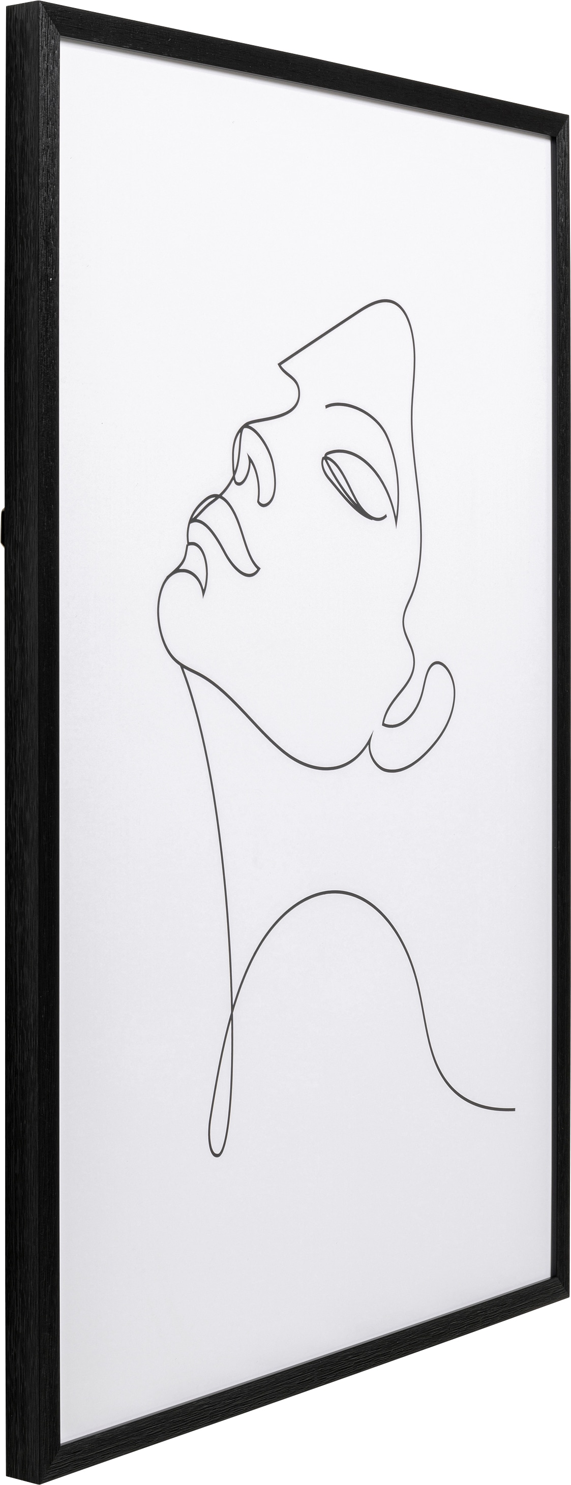 Kare Design Tableau avec cadre »Gerahmtes Bild Drawing Lady 63x93cm« 1, 