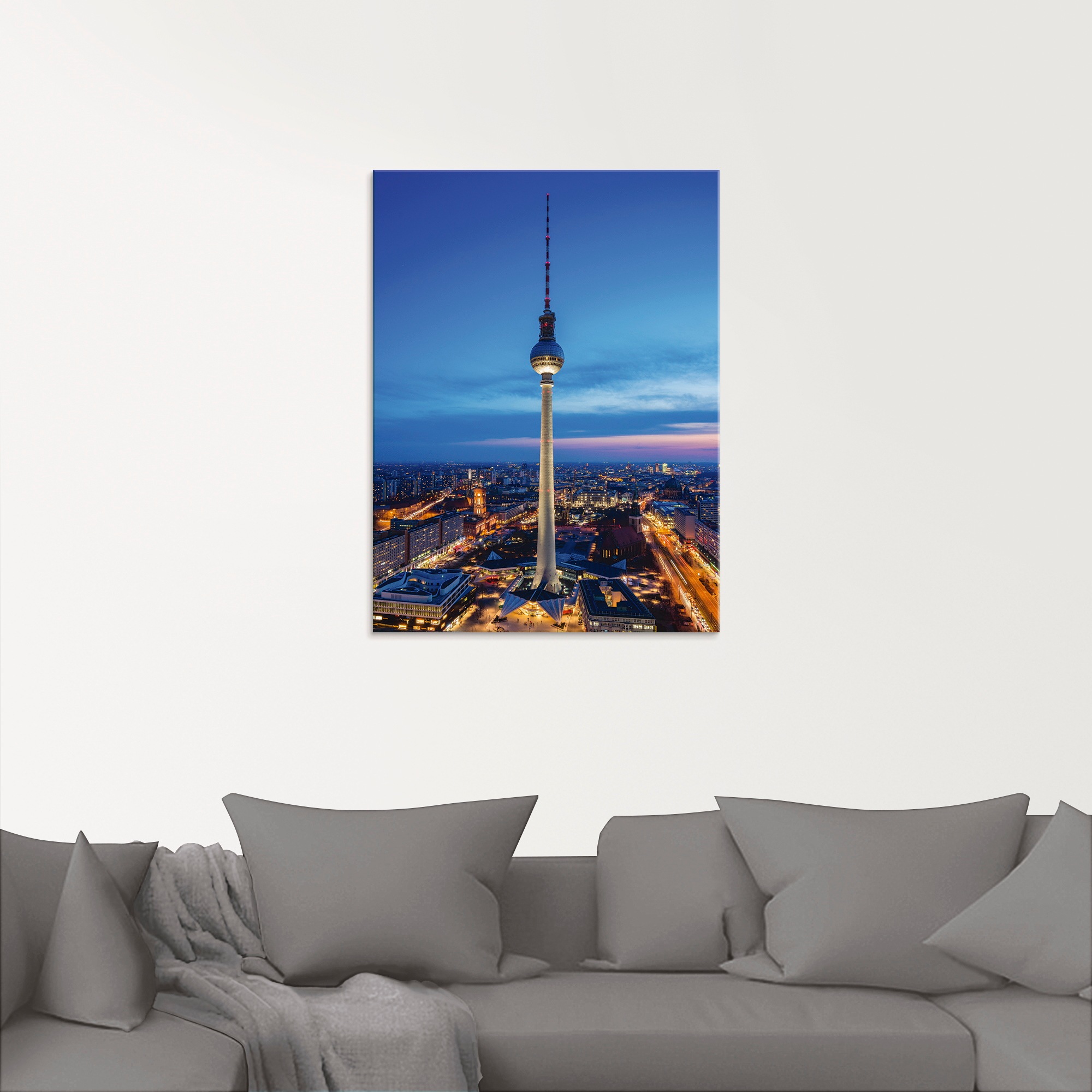 Artland Glasbild »Berlin Fernsehturm« Deutschland 1 Stk. tlg. in verschiedenen Grössen