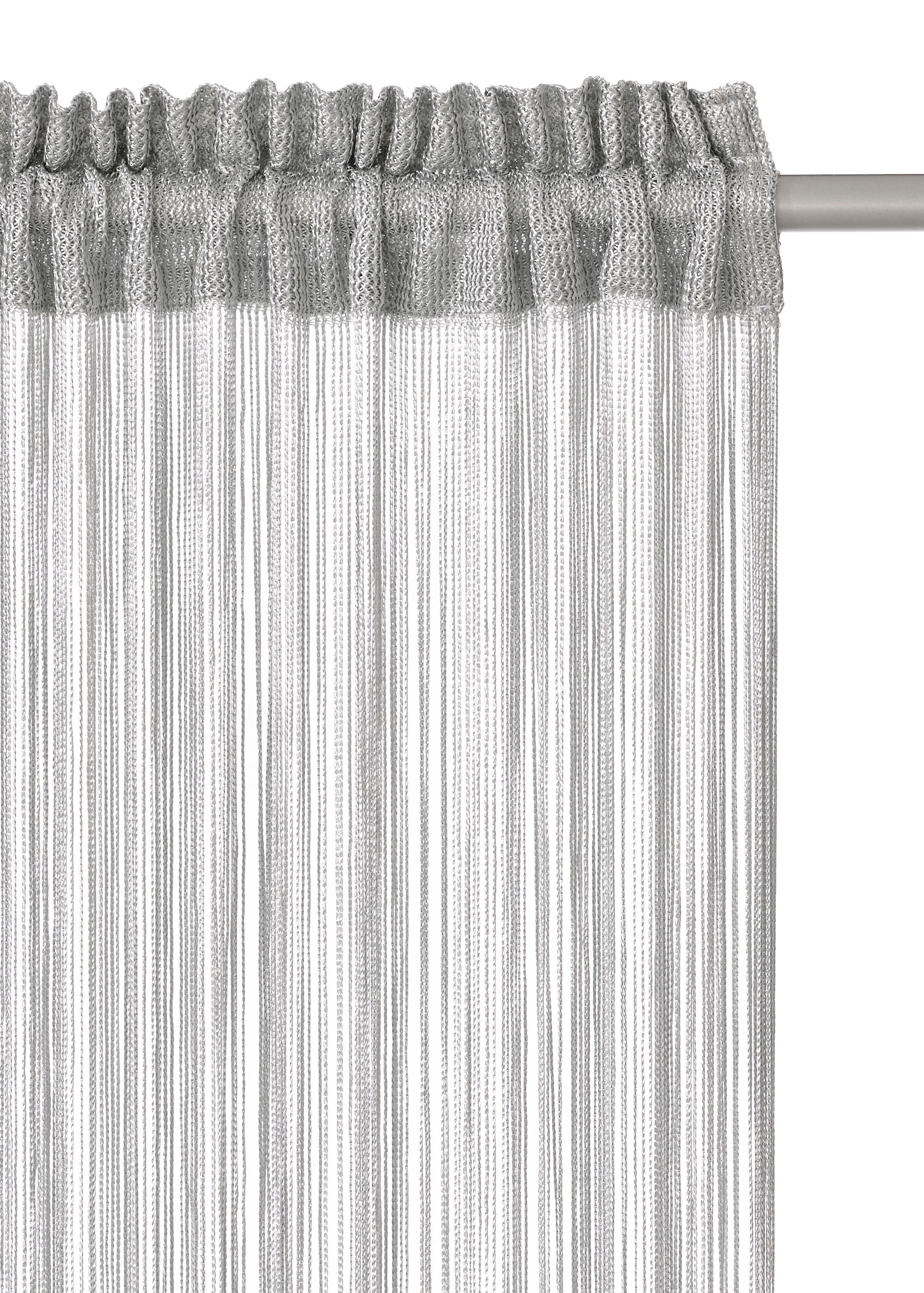 my home Fadenvorhang »Fao-Uni«, (1 St.), Kräuselband, multifunktional,  transparent, Polyester, pflegeleicht kaufen