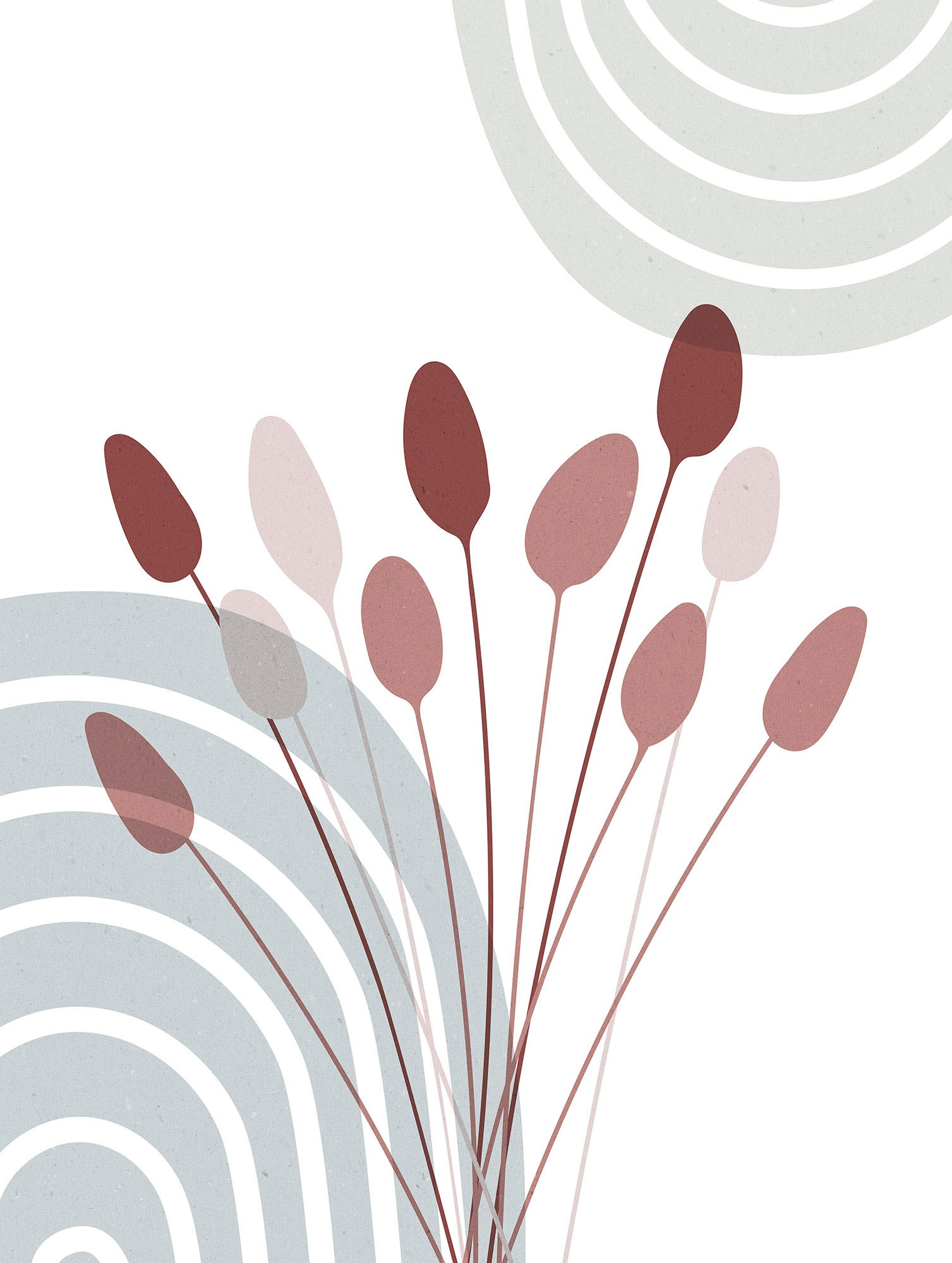Image of Komar Wandbild »Bohemian Cattail«, (1 St.), Deutsches Premium-Poster Fotopapier mit seidenmatter Oberfläche und hoher Lichtbeständigkeit. Für fotorealistische Drucke mit gestochen scharfen Details und hervorragender Farbbrillanz. bei Ackermann Versand Sch