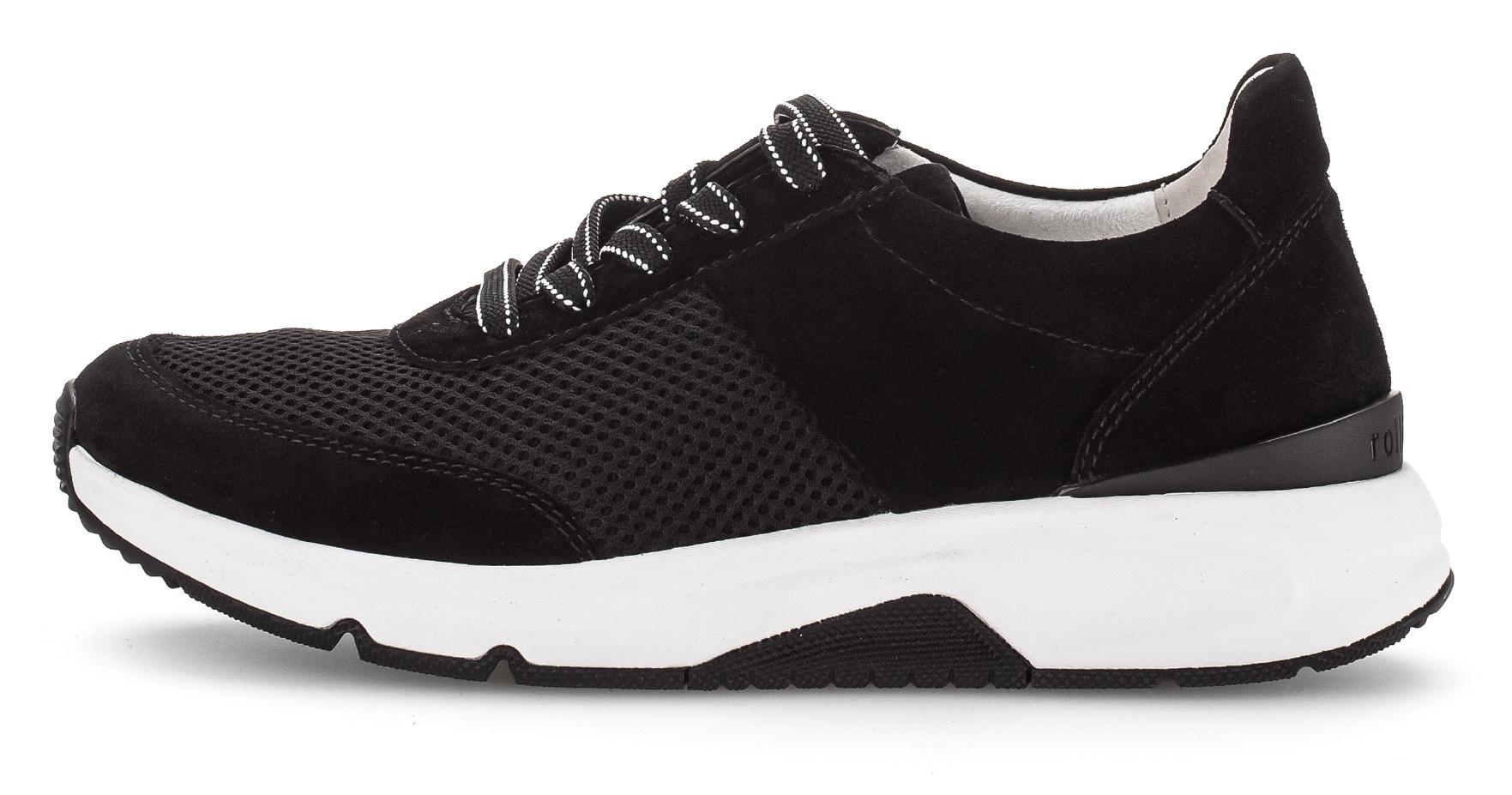 rollingsoft Keilsneaker  , Freizeitschuh, Halbschuh, Schnürschuh, Logoschriftzug an der Ferse