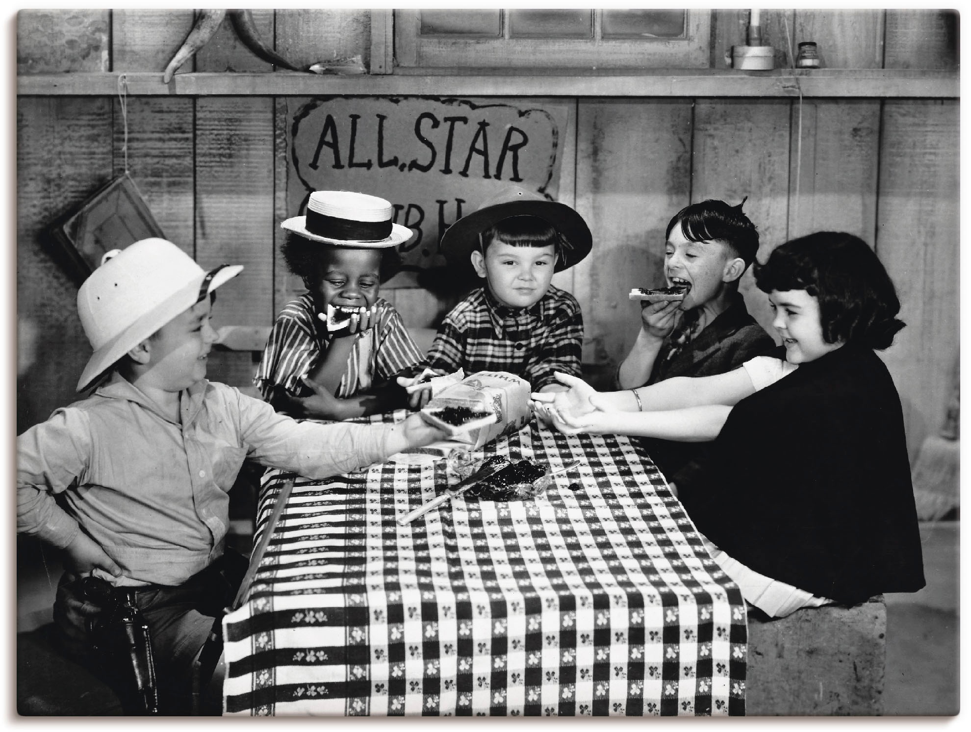 Artland Wandbild »Die kleinen Strolche, 1935er«, Film, (1 St.), als Alubild,  Leinwandbild, Wandaufkleber oder Poster in versch. Grössen acheter  confortablement