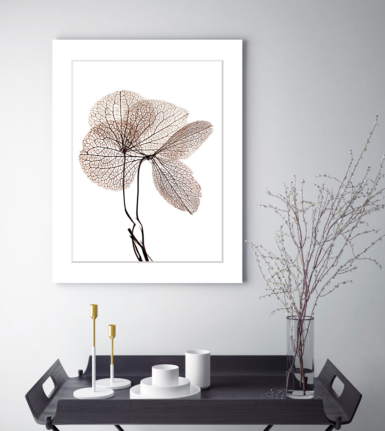Image of queence Bild "Annabell" Blumen Pflanzen Pflanzenbilder Blumen, gerahmt