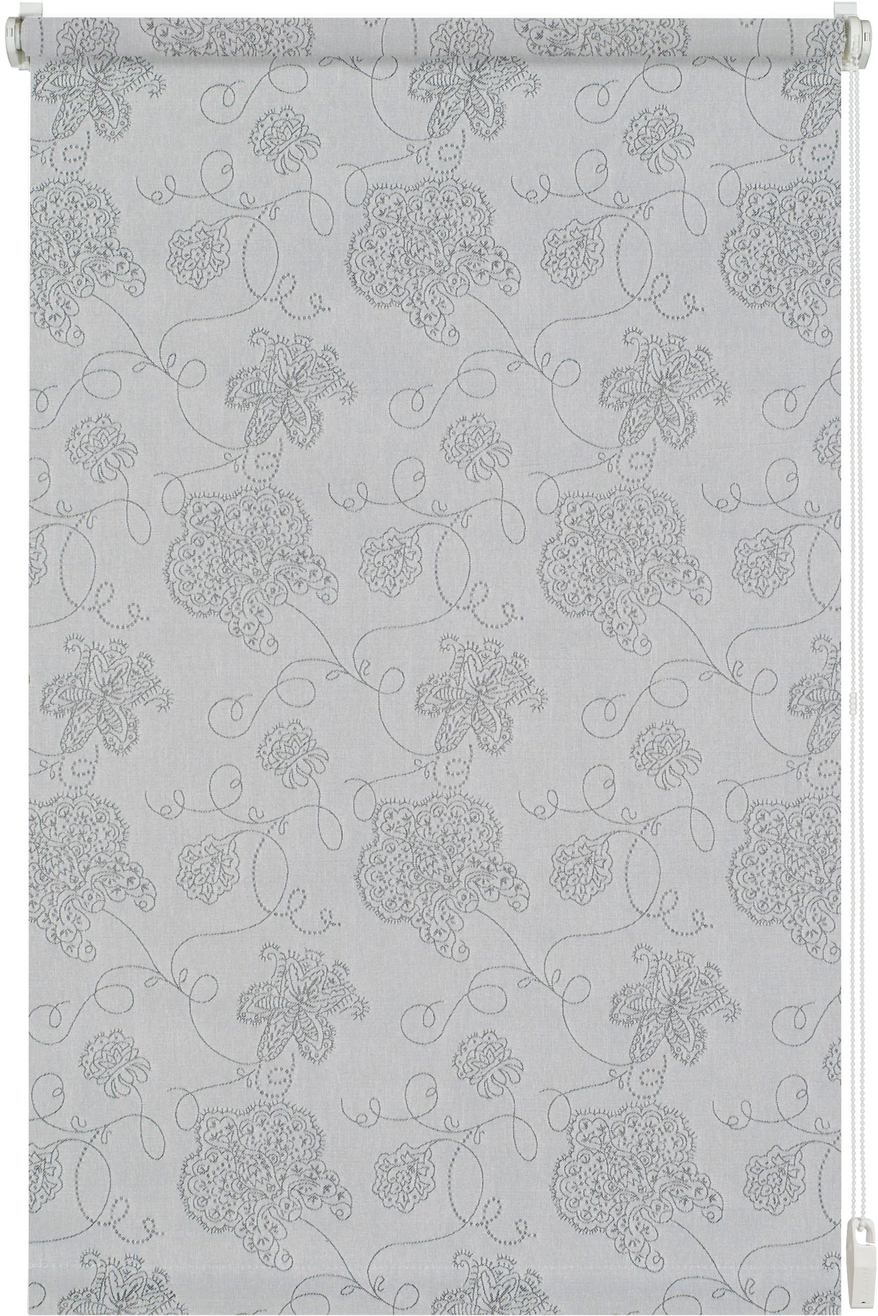 Image of GARDINIA Seitenzugrollo "EASYFIX Rollo Dekor Stickerei" Lichtschutz Sichtschutz mit Bohren/ohne Bohren freihängend mit Stickerei Motiv
