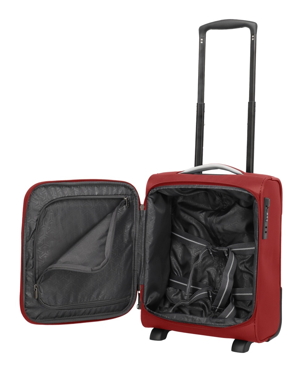 travelite Trolley pour bagages à main »JETPACK Easy 2 Cabin Handgepäck Koffer« 21 litre 4 Rollen bagages souples, adaptés à de nombreuses compagnies aériennes
