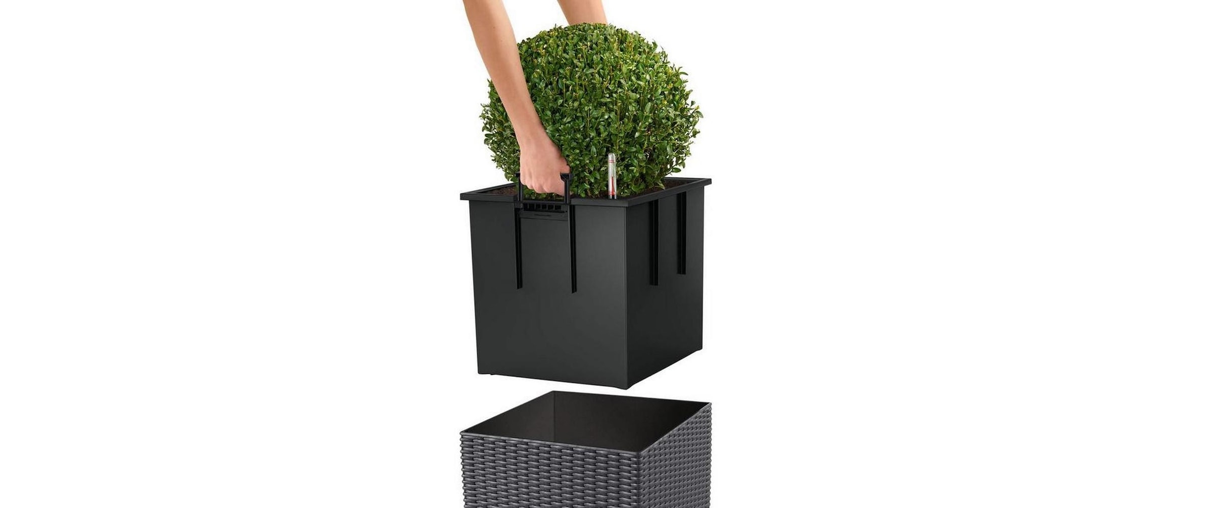   Pot de fleurs »Lechuza CUBE Cottage 40«