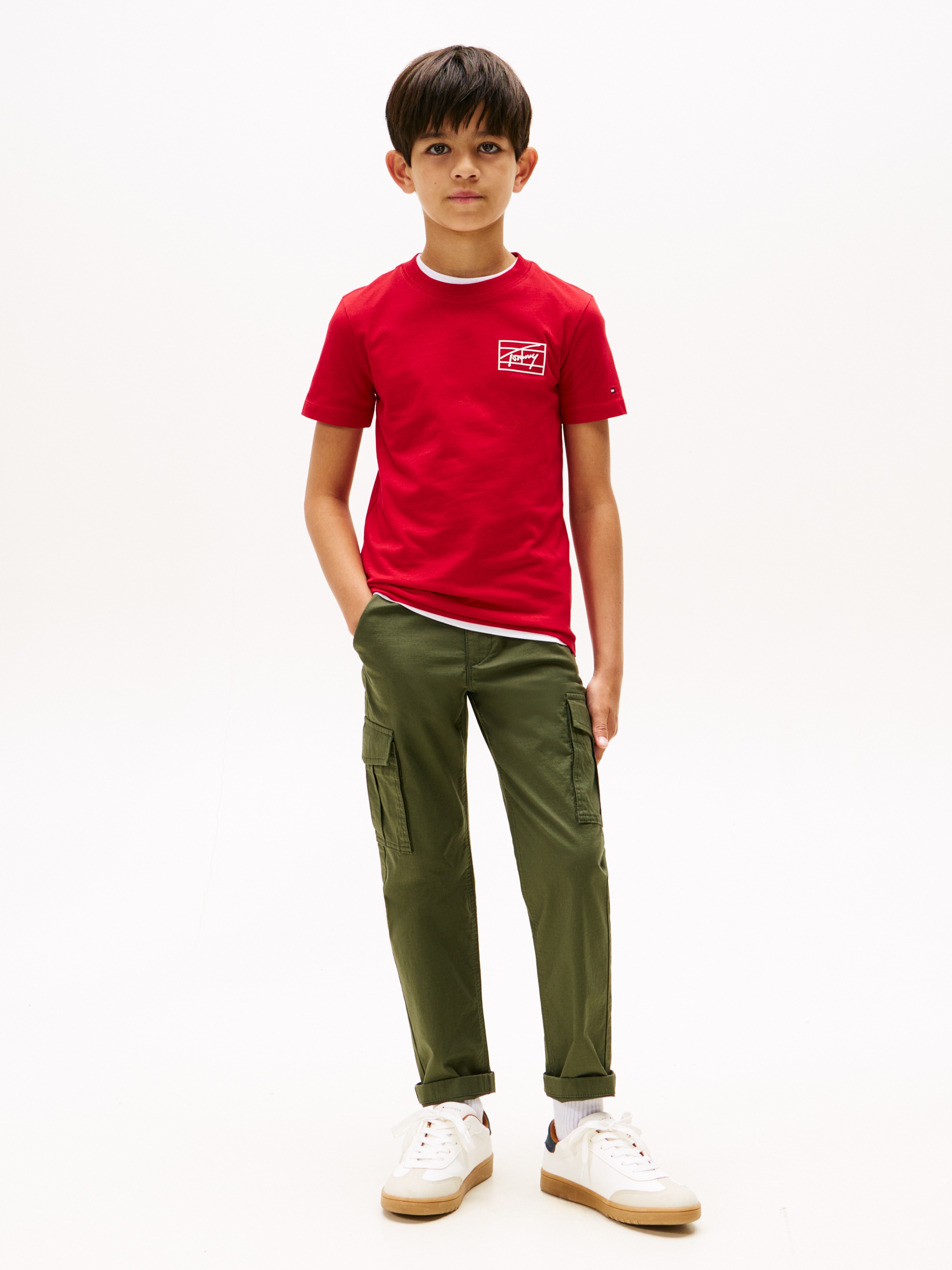 Tommy Hilfiger T-Shirt »VARSITY PRINT TEE SS«, Kinder bis 16 Jahre