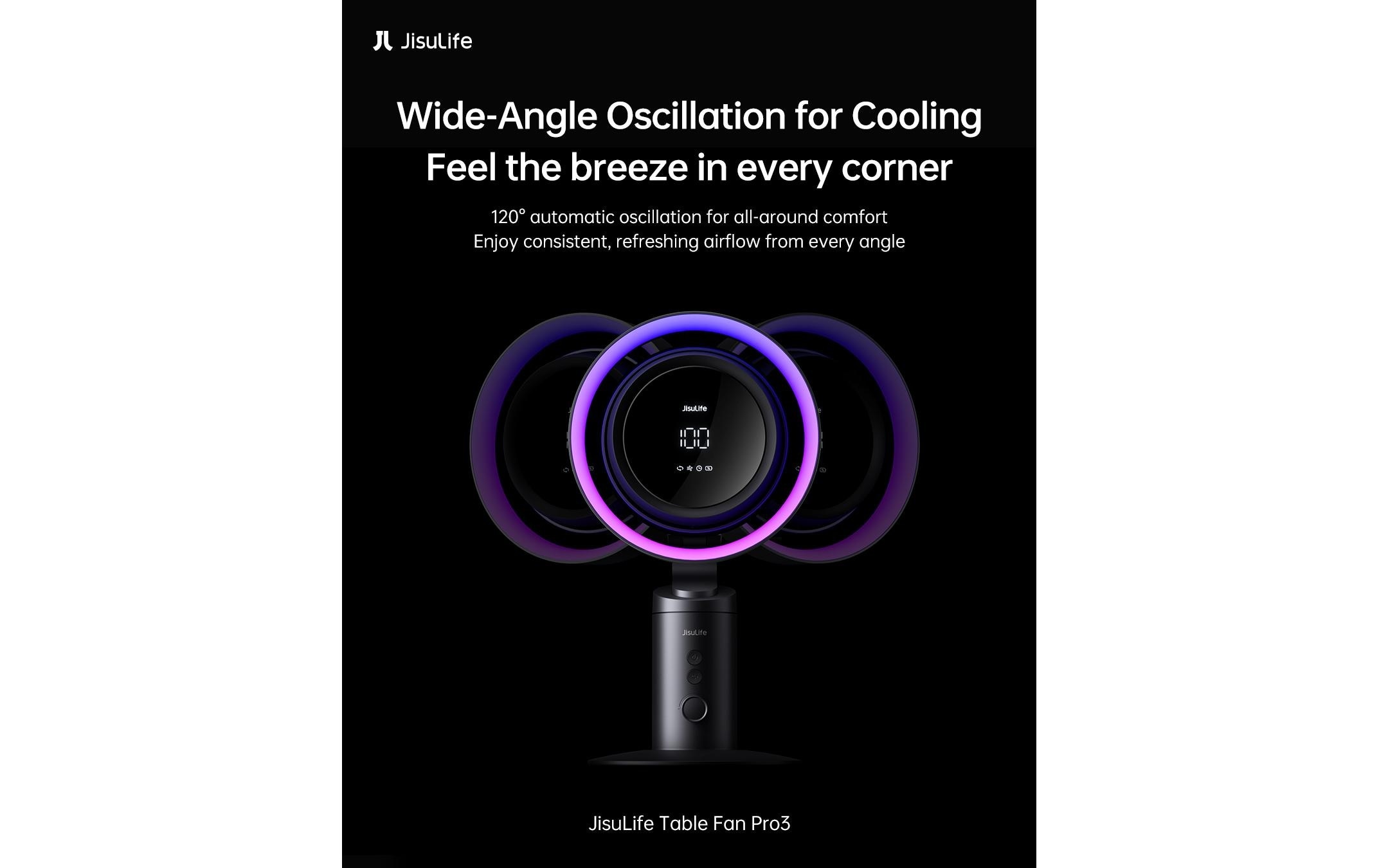   Tischventilator »Jisulife Pro3«